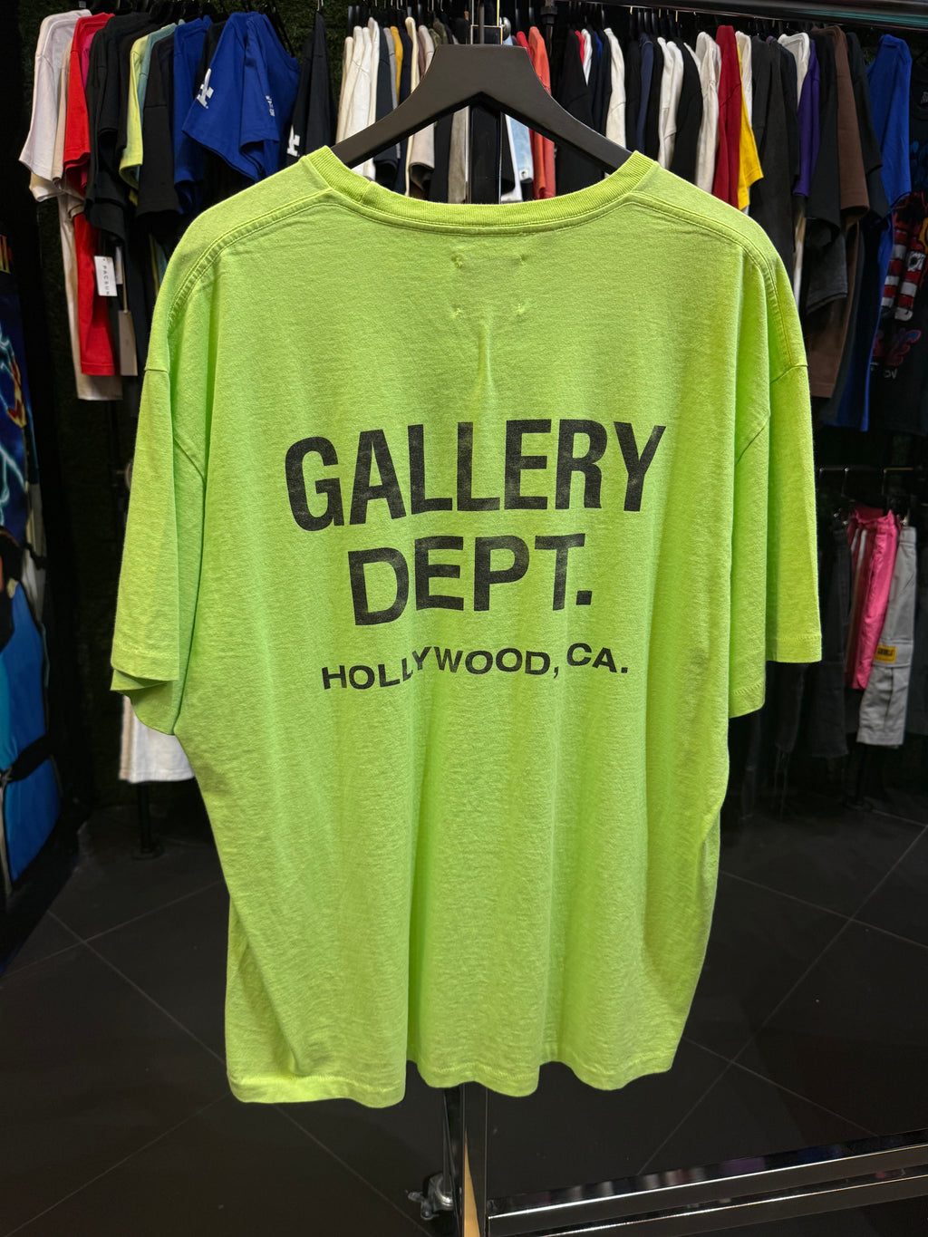 Gallery dept lime green tee
