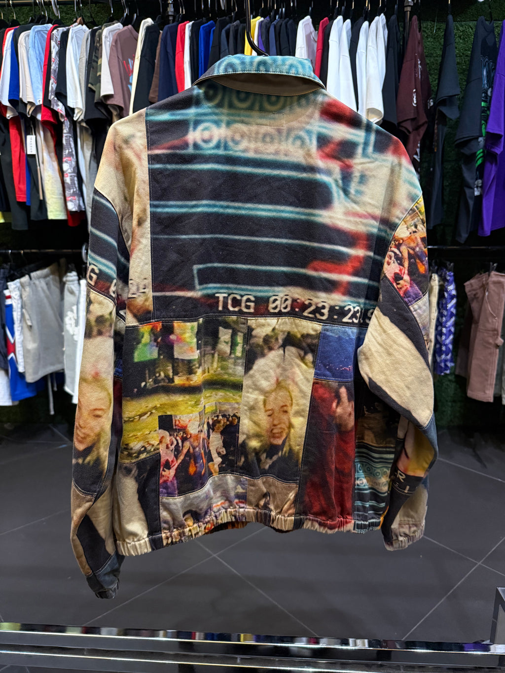 Supreme photo zip up