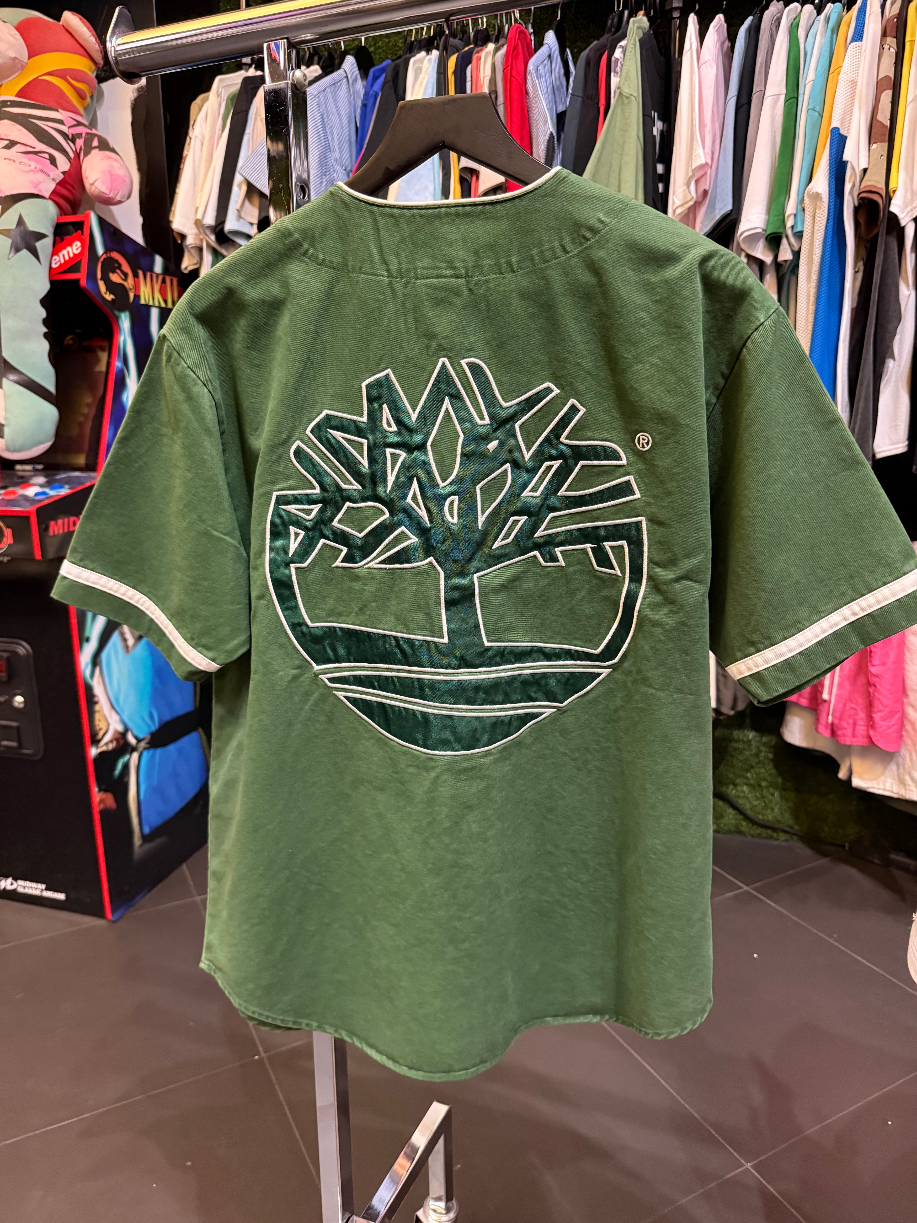 Supreme timberland baseball jersey