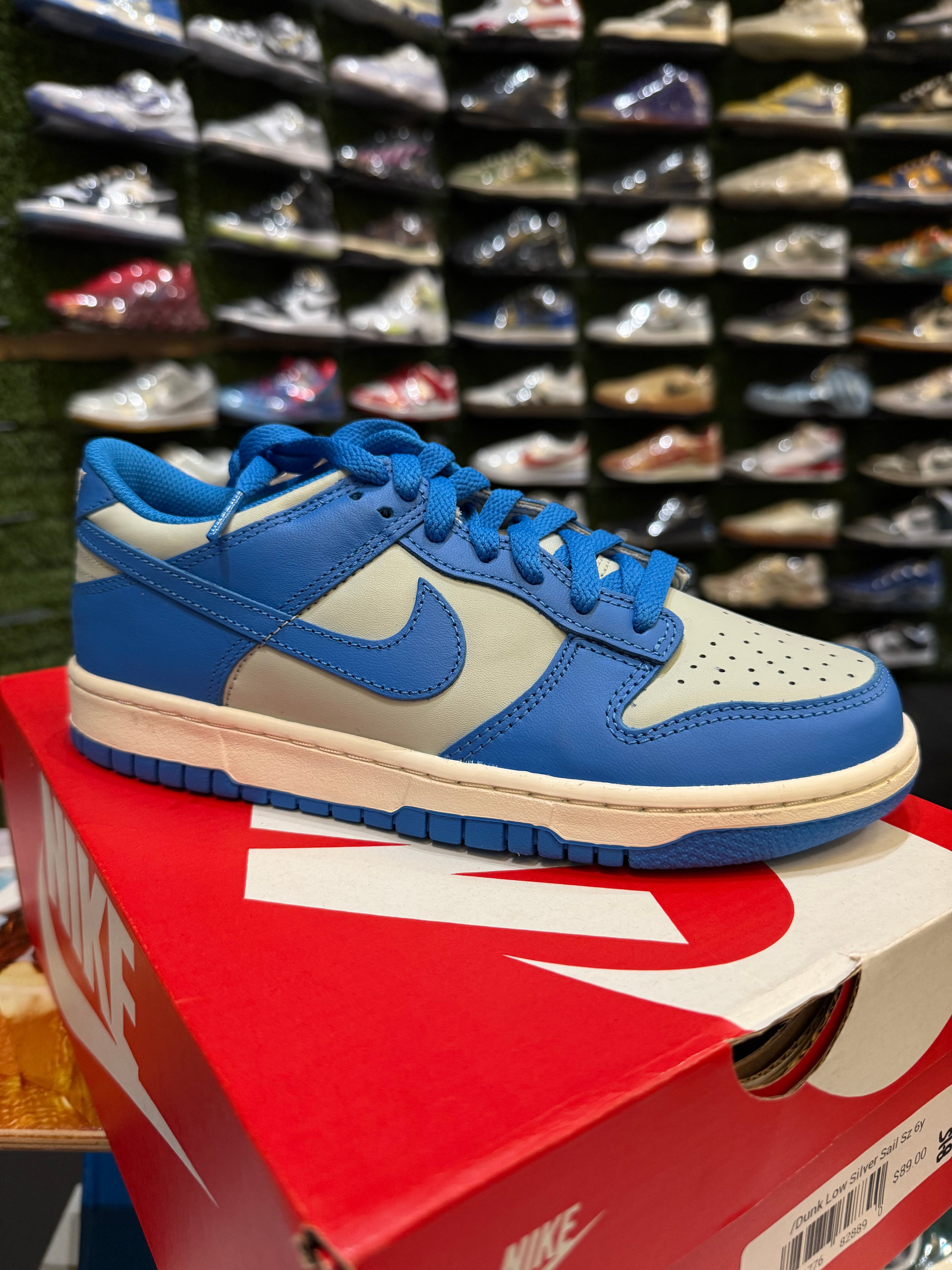 Dunk low silver sail
