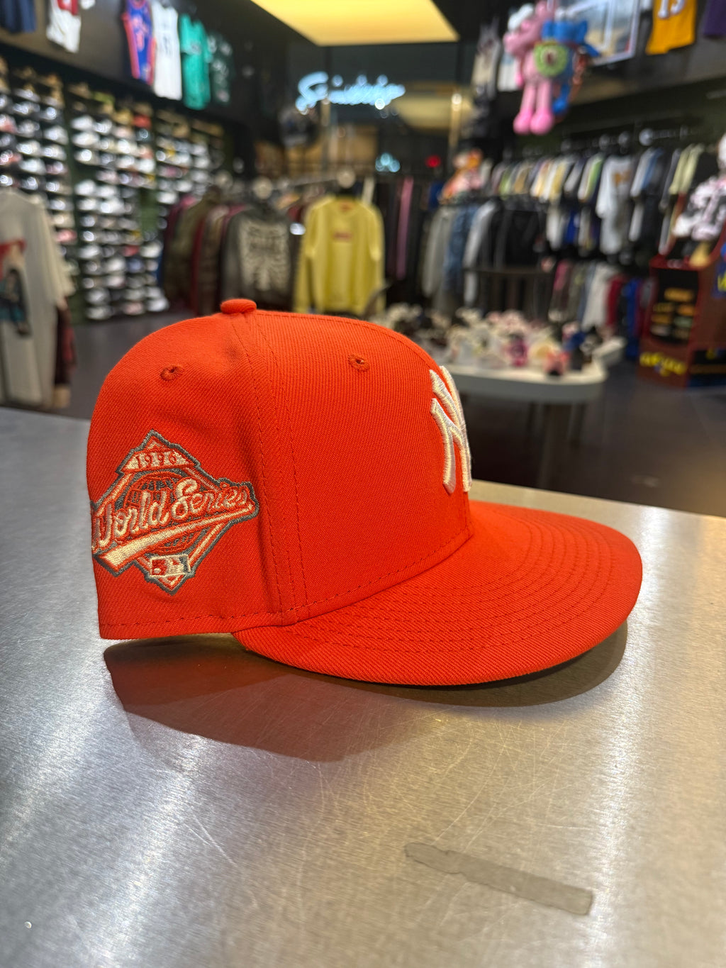 NY Orange fitted cap