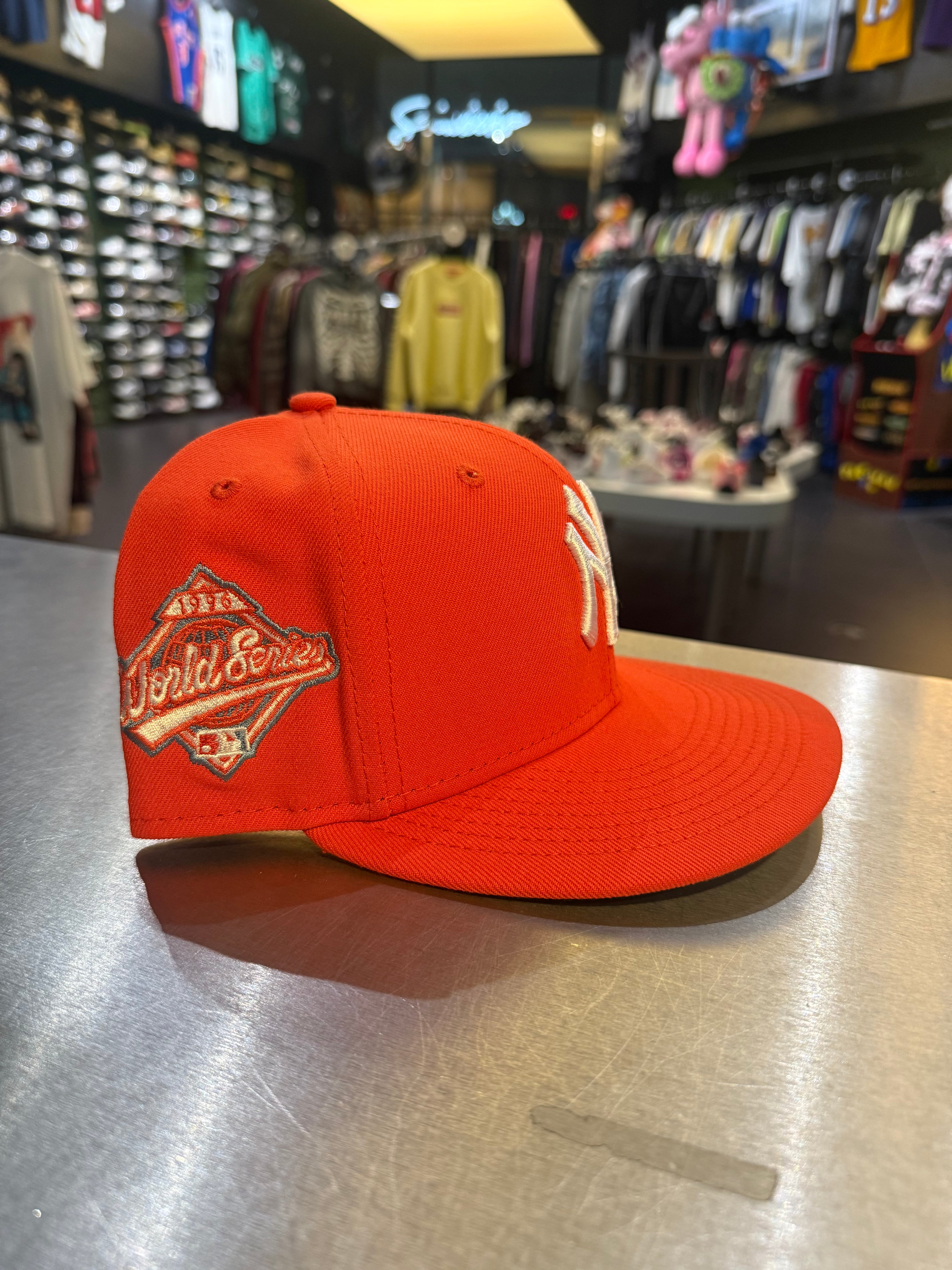 NY Orange fitted cap