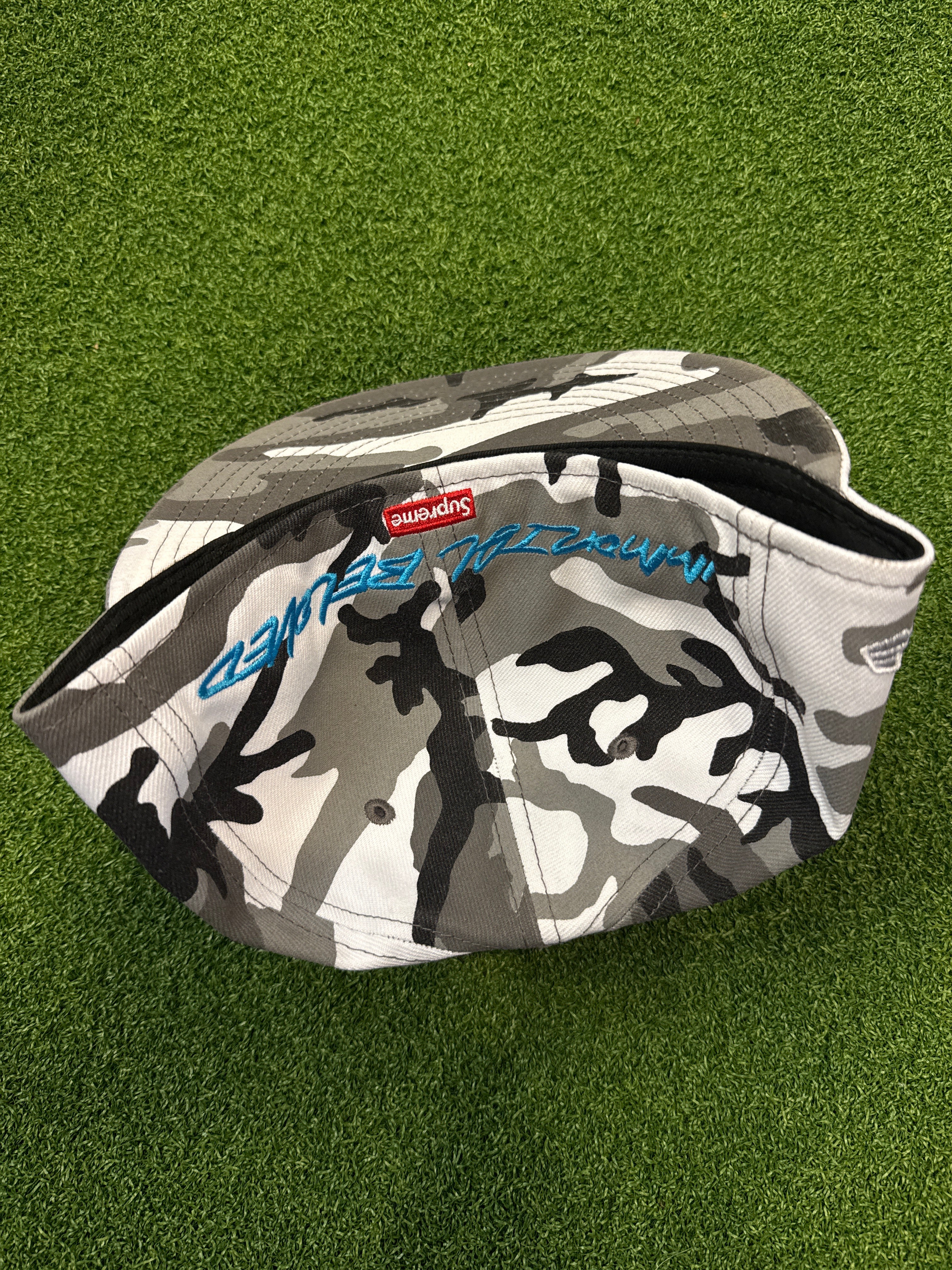 Supreme grey camo fitted