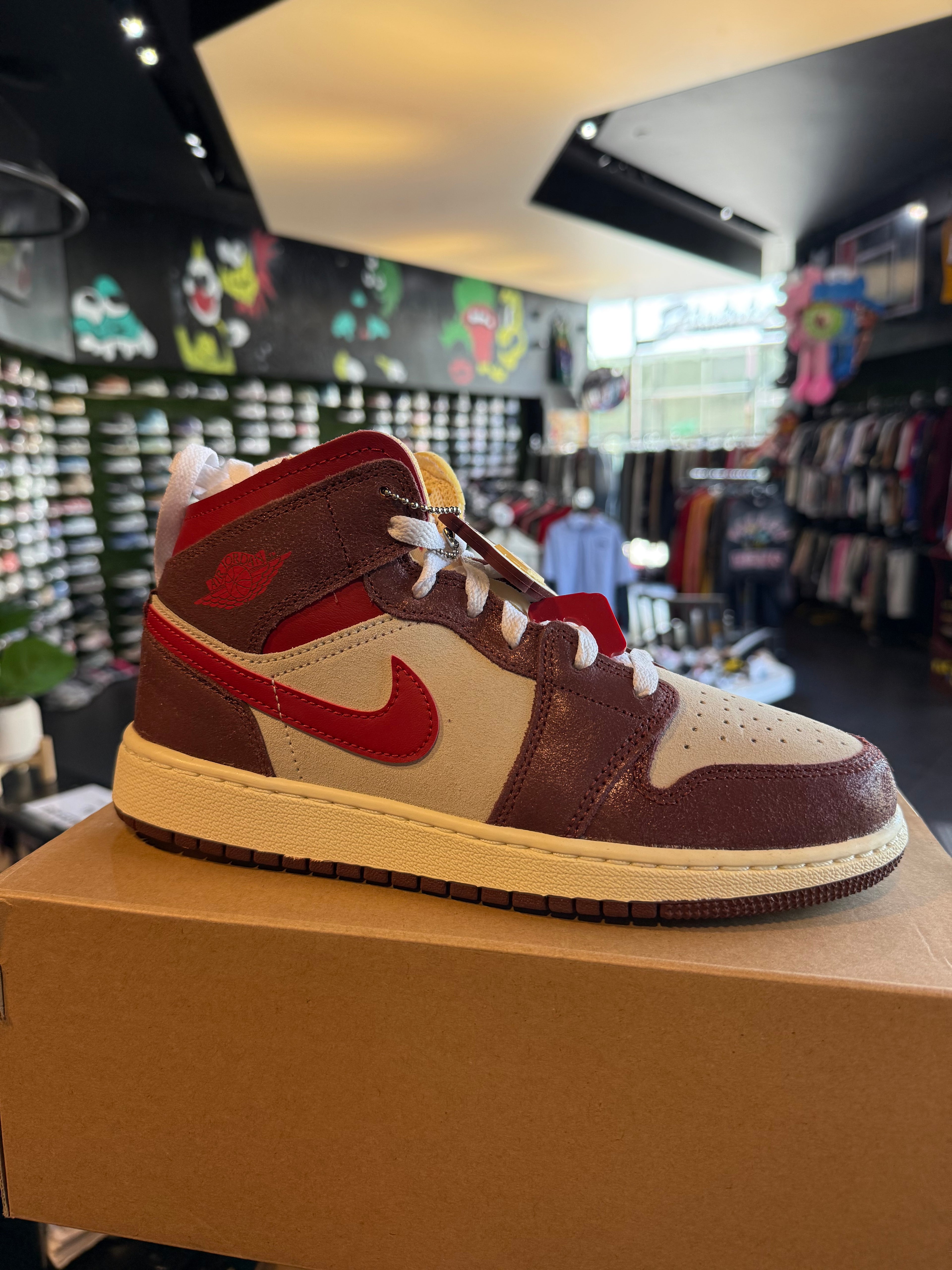 Jordan 1 mid bread and butter