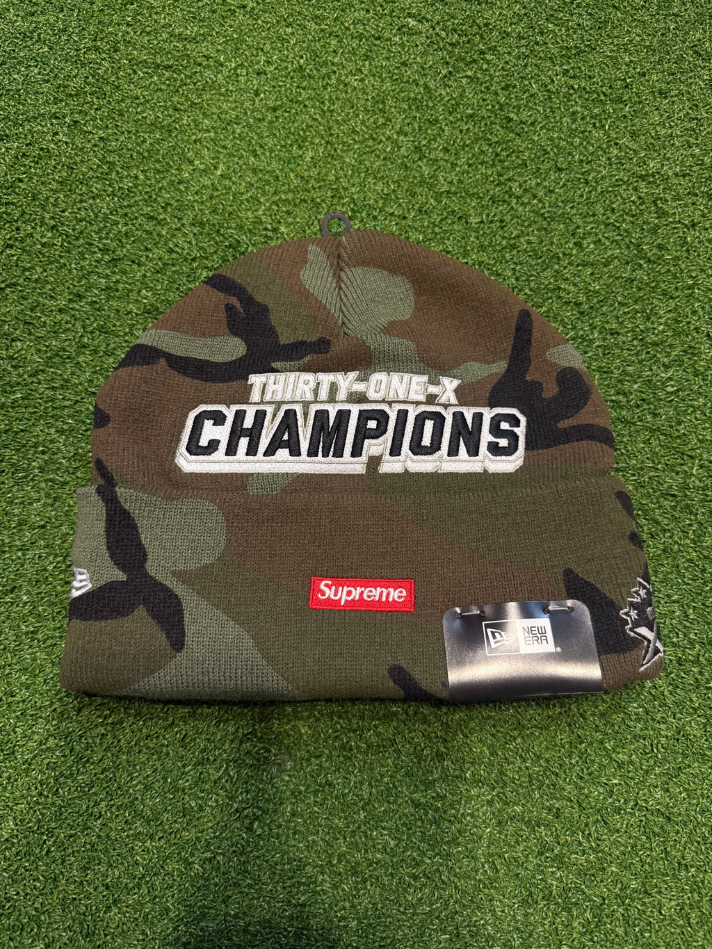 Supreme new era football beanie
