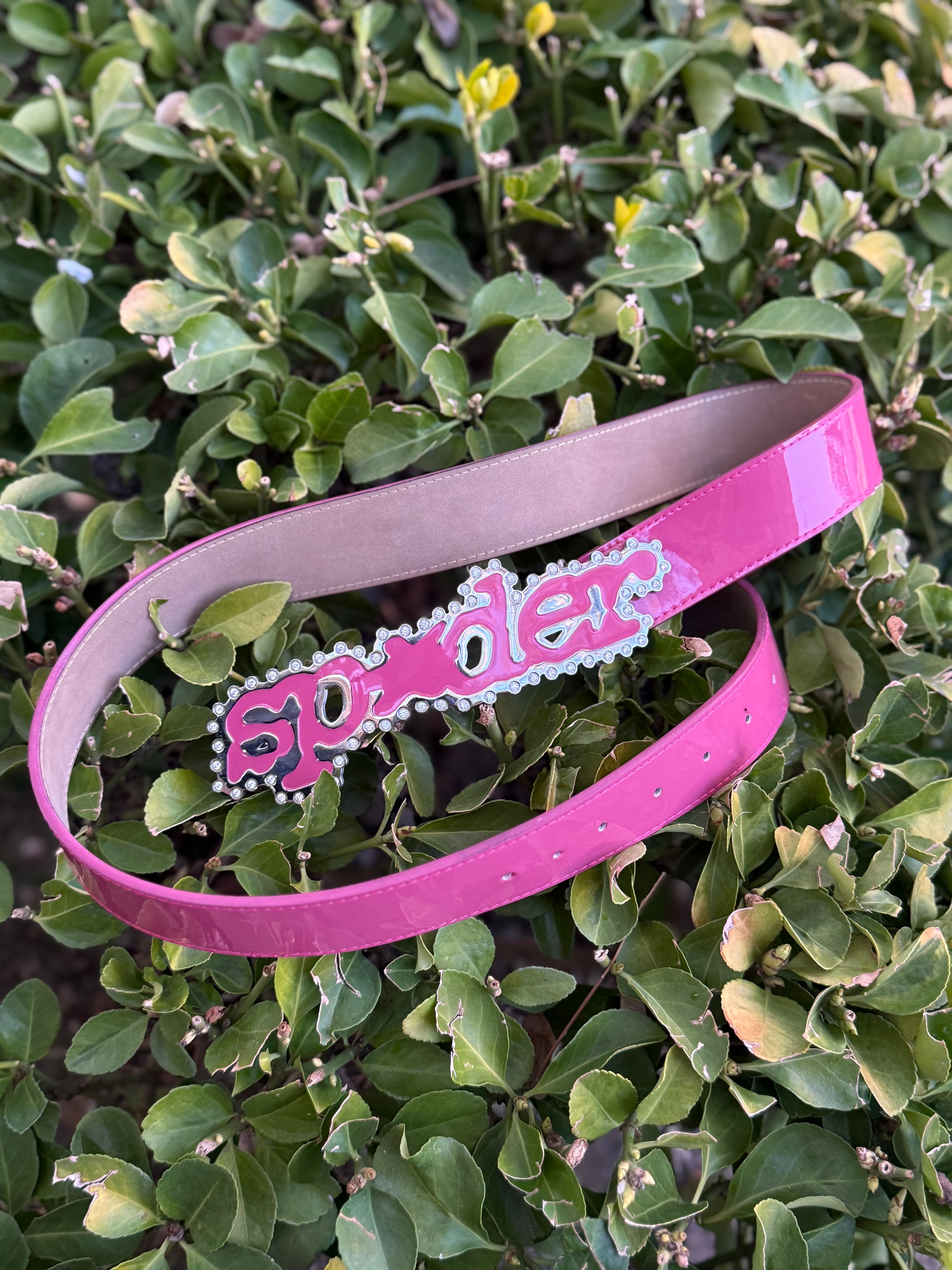 Sp5der pink belt