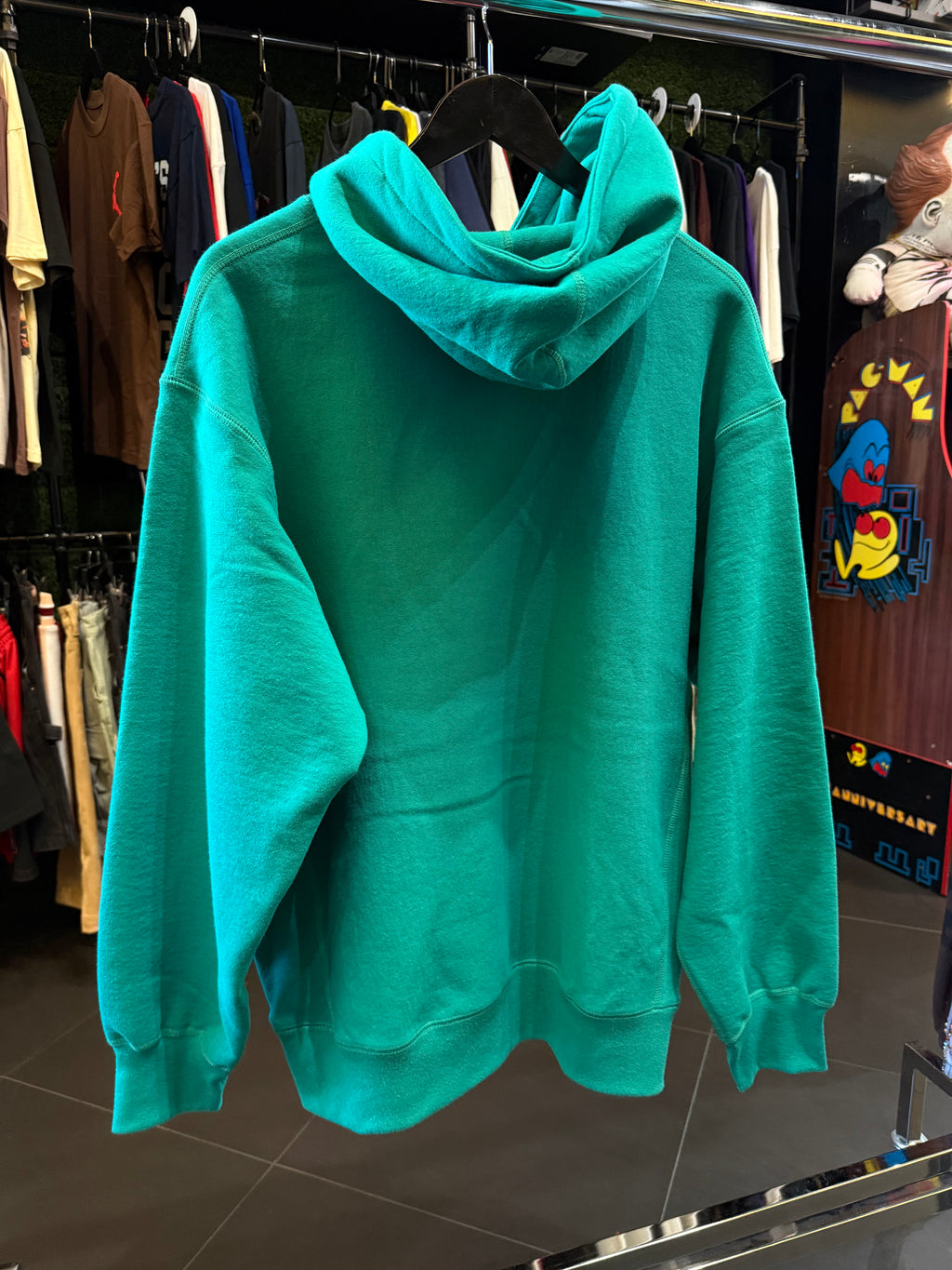 Supreme teal pull over