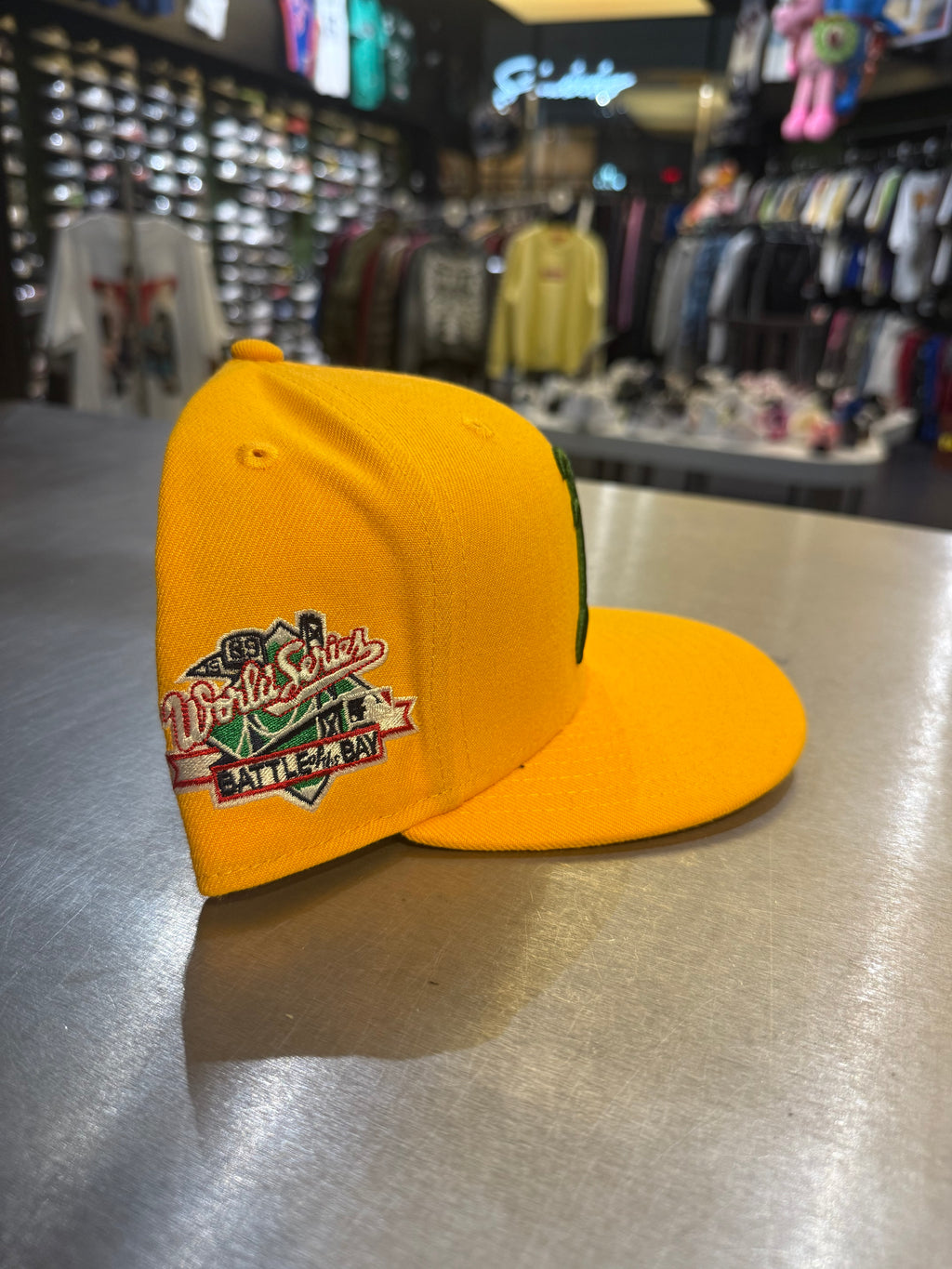 Yellow A’s fitted
