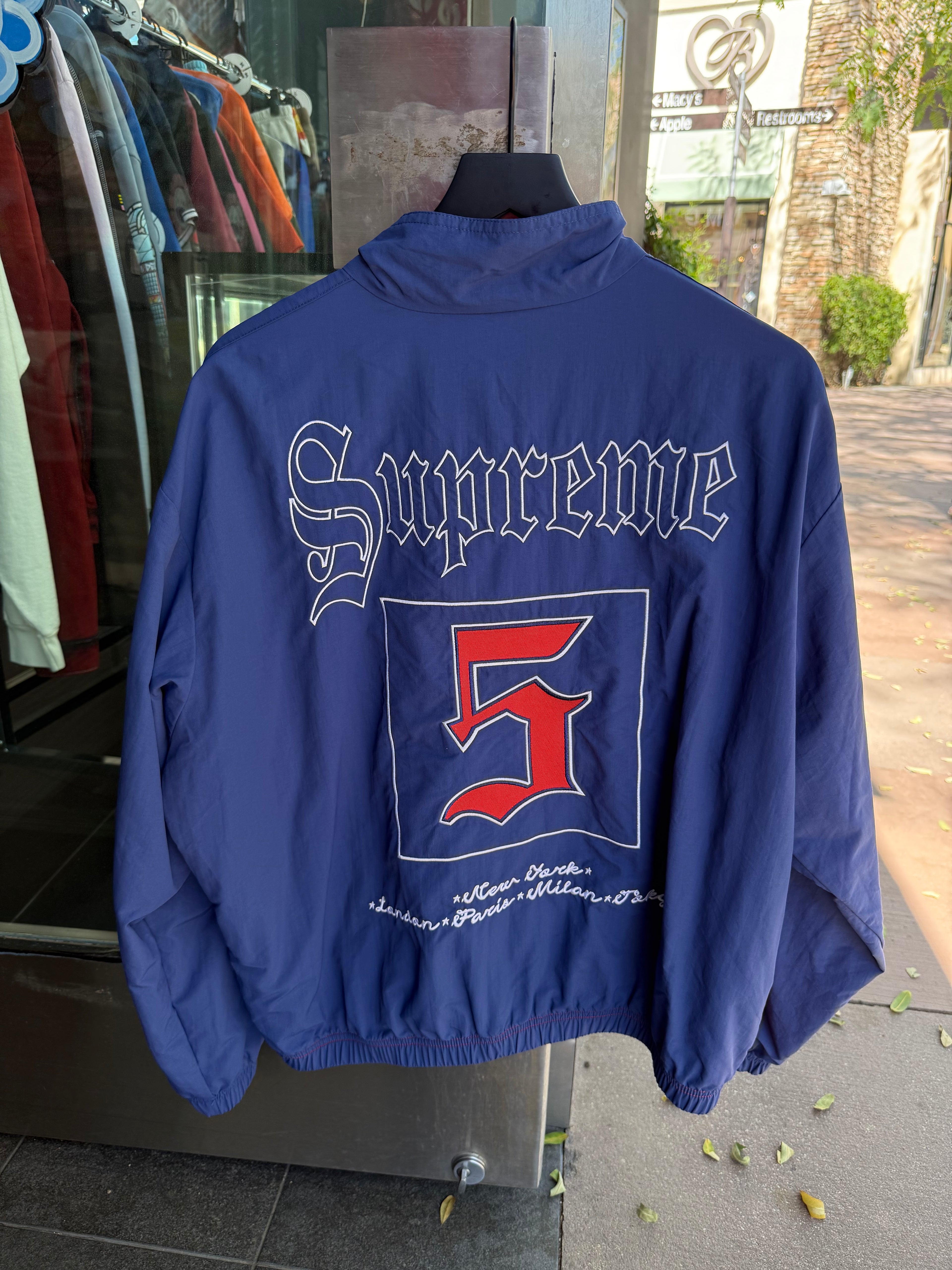 Supreme Blue Red Track Jacket