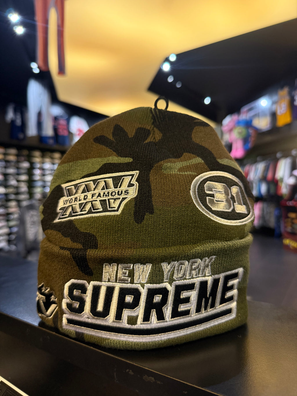 Supreme new era football beanie