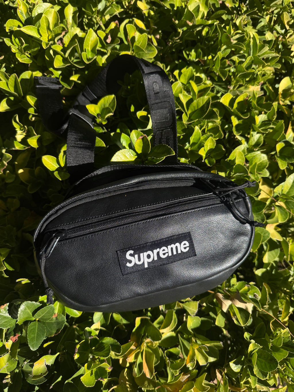 Supreme leather bag