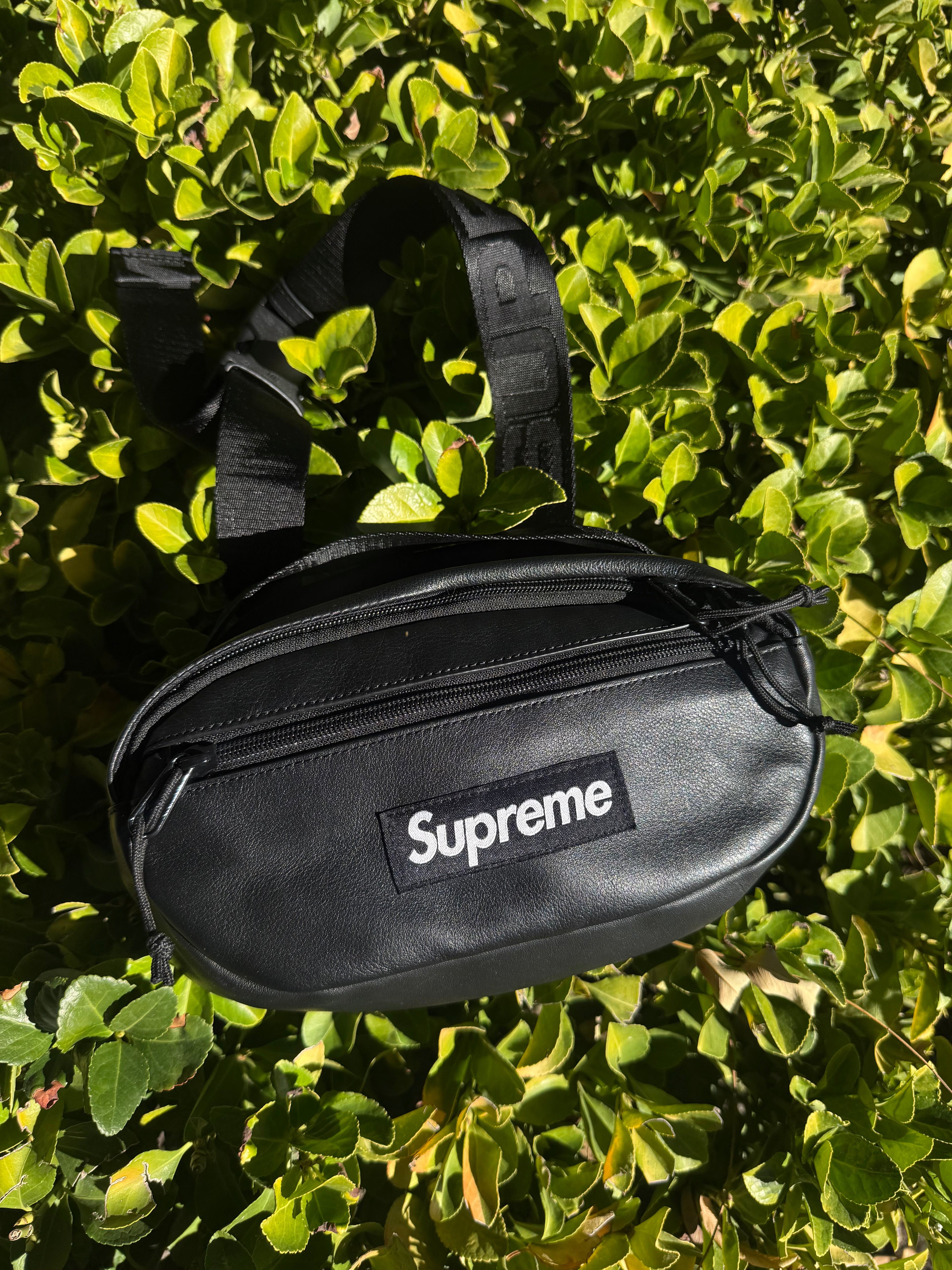 Supreme leather bag