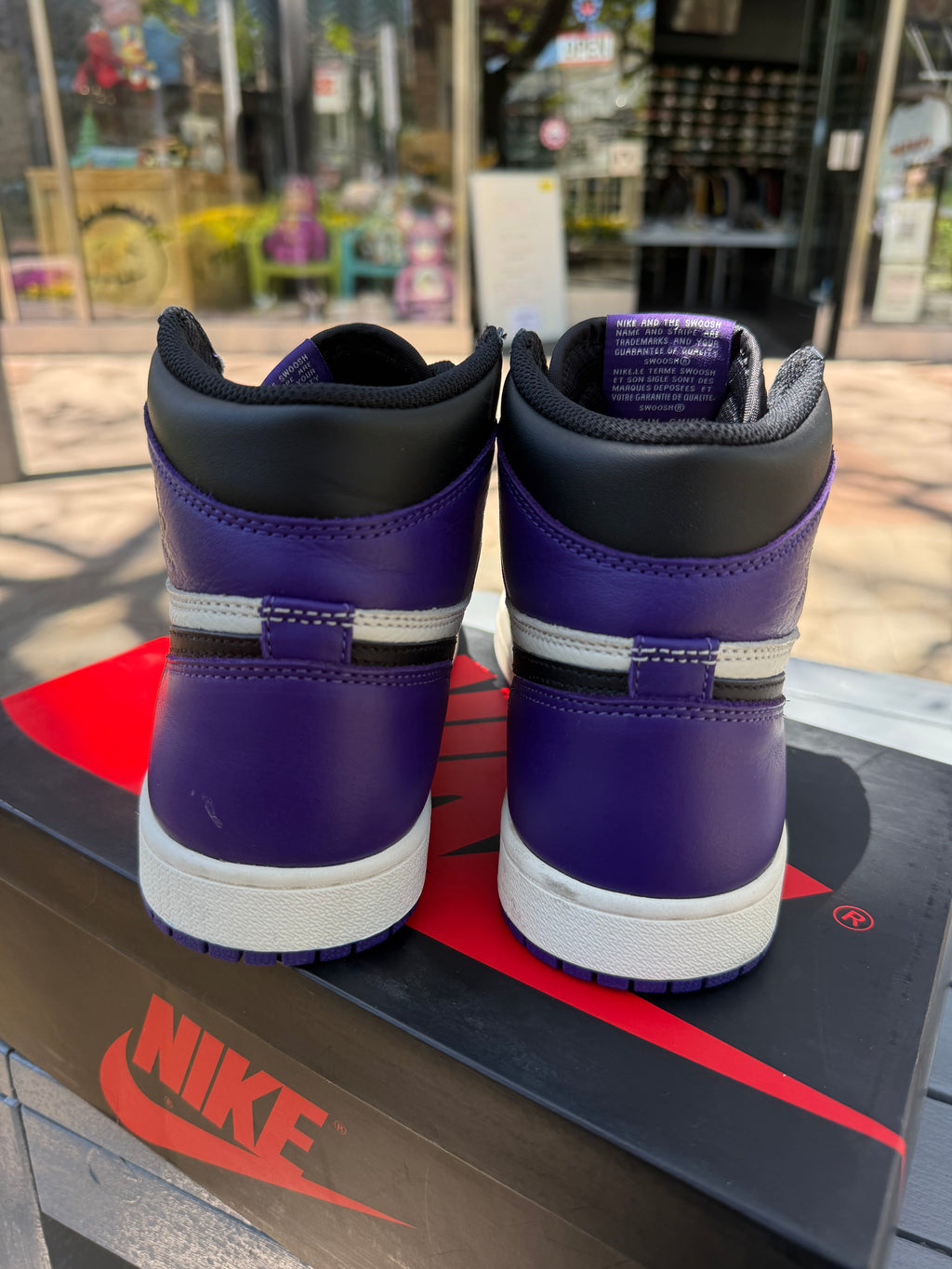 Jordan 1 court purple