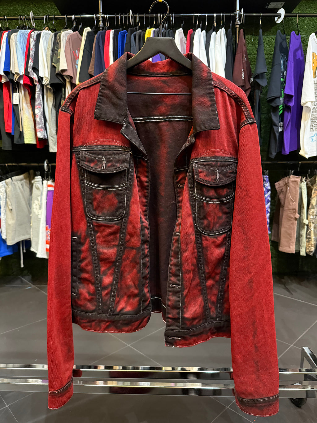 Awful lotta cough syrup denim