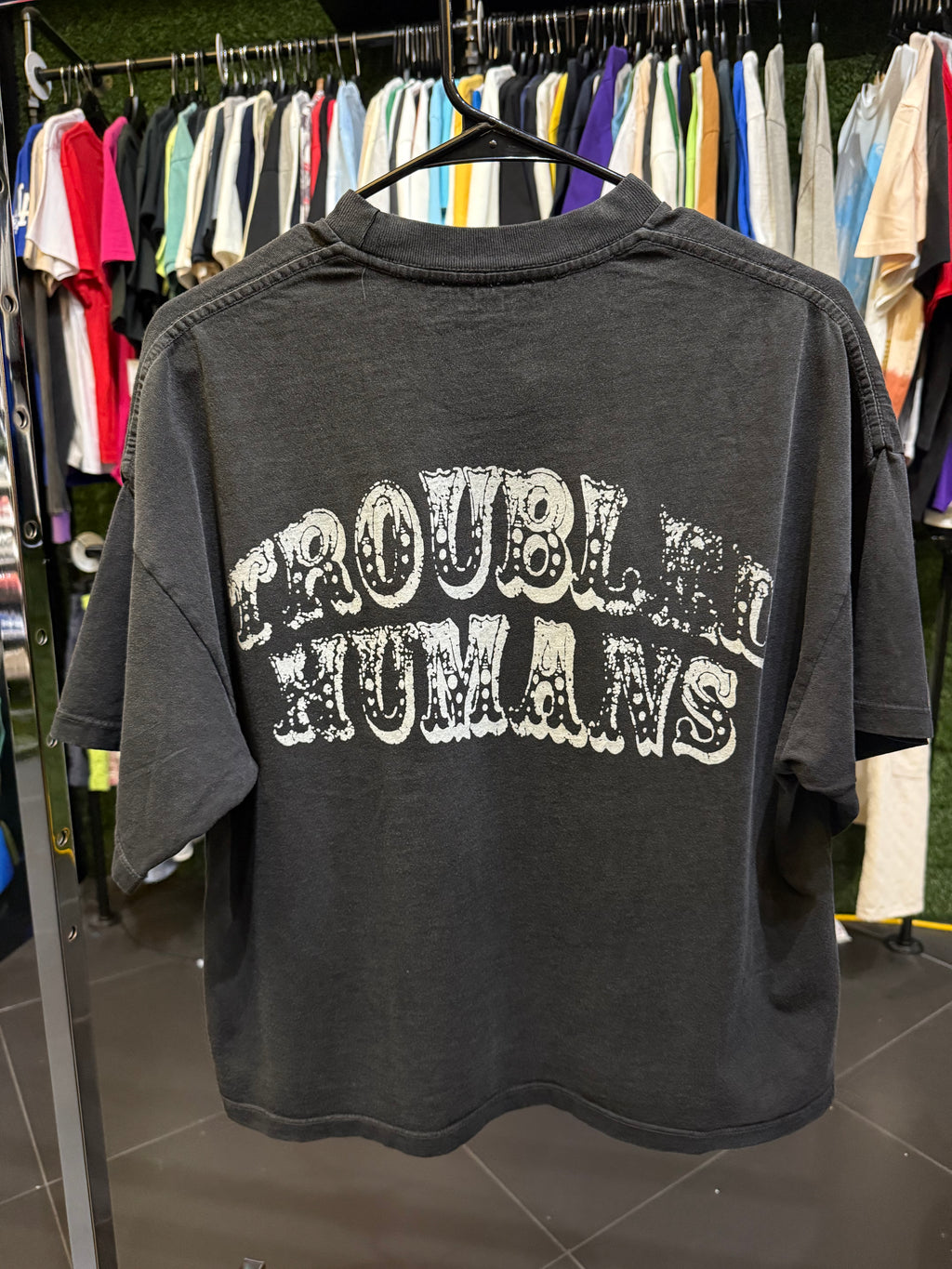 Troubled humans tee