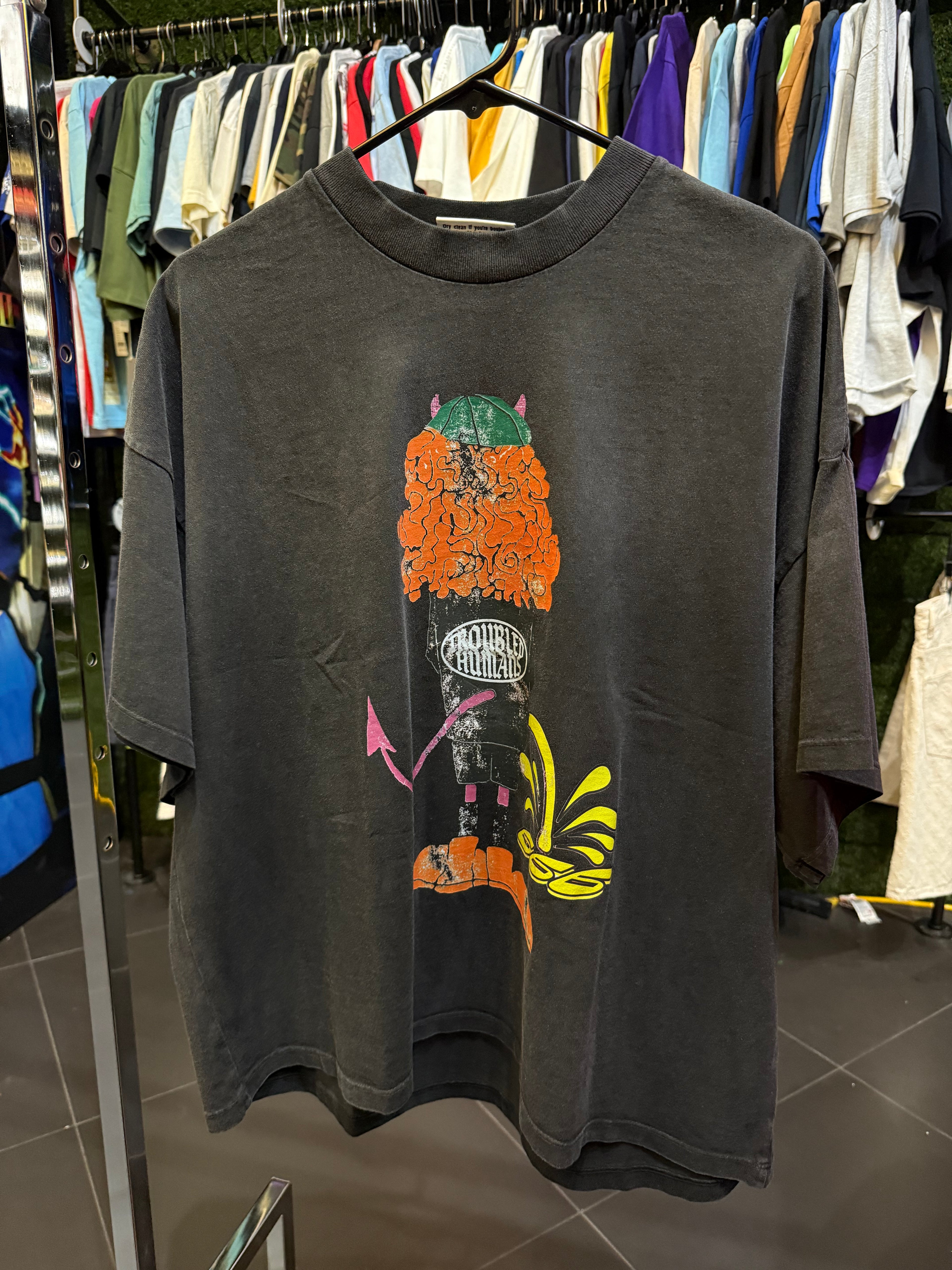 Troubled humans wash your hands tee