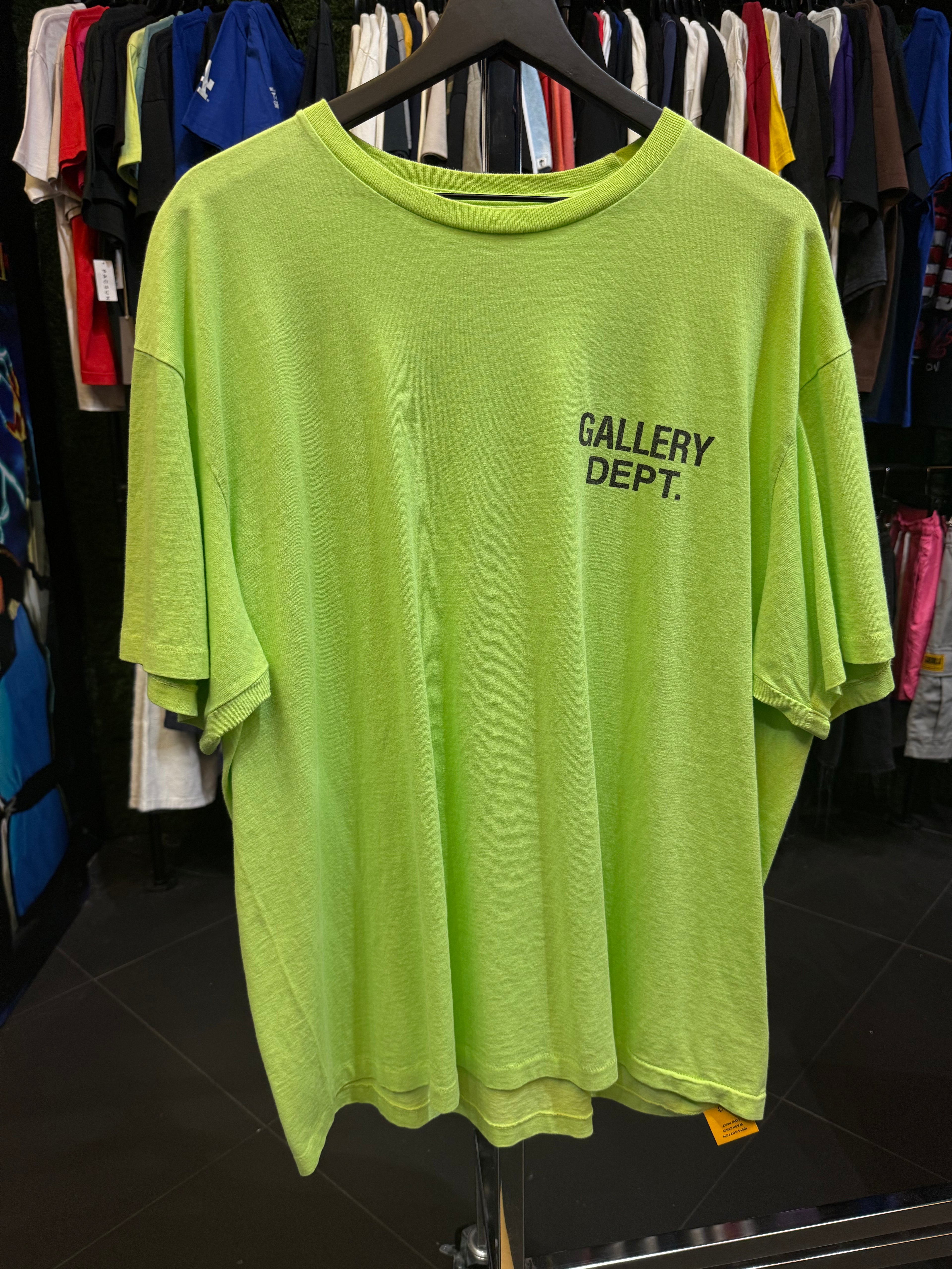 Gallery dept lime green tee