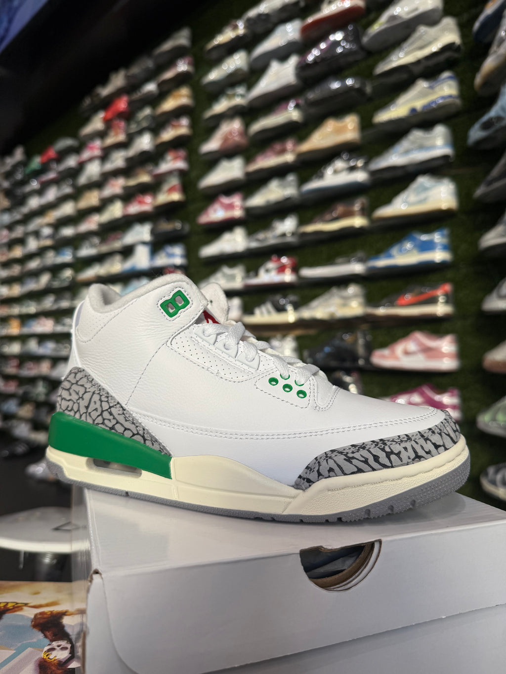 Jordan 3 lucky green