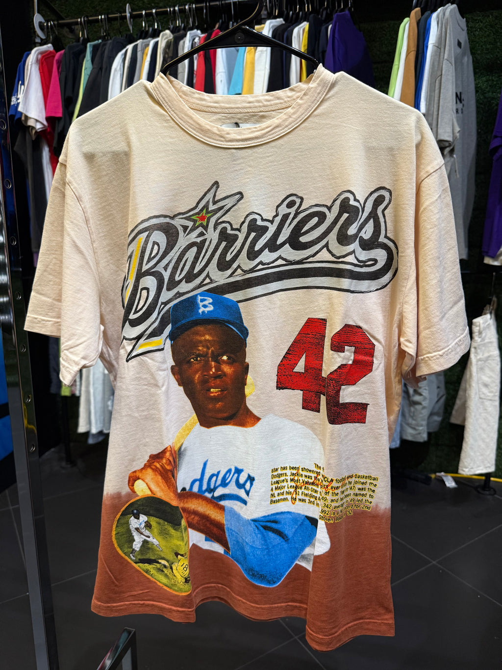 Barriers Jackie Robinson tee