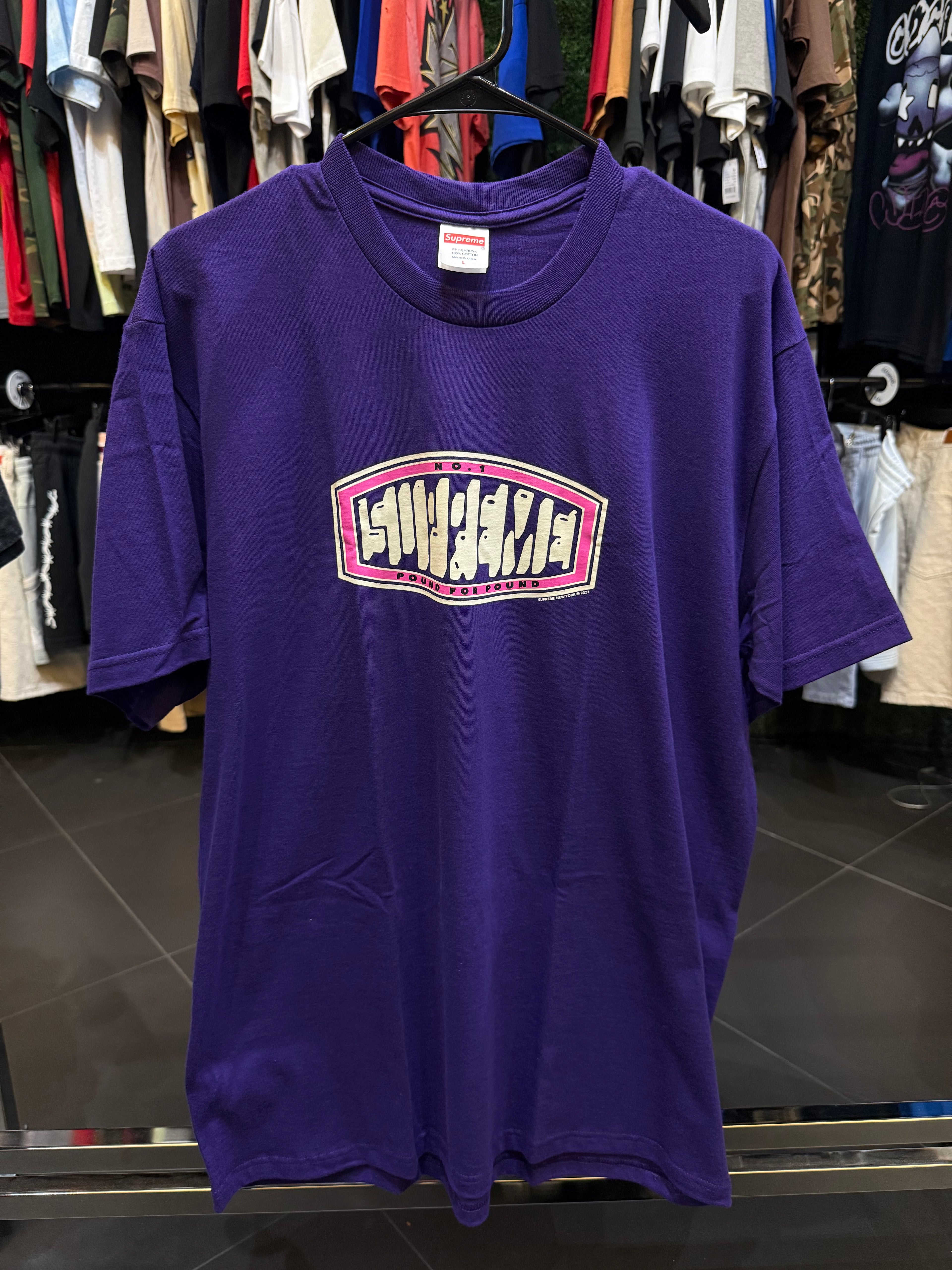 Supreme purple tee