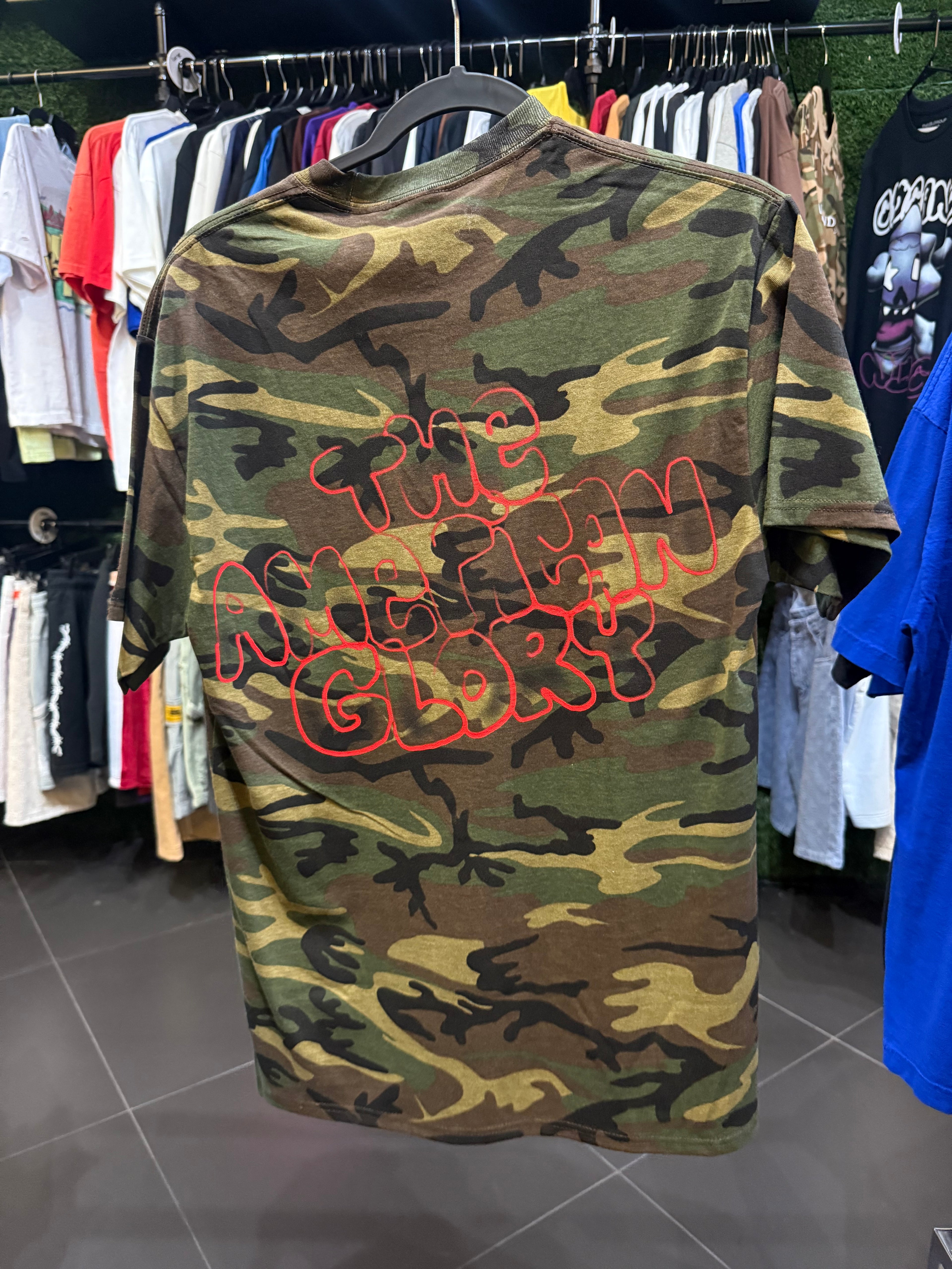 Glo gang camo tee