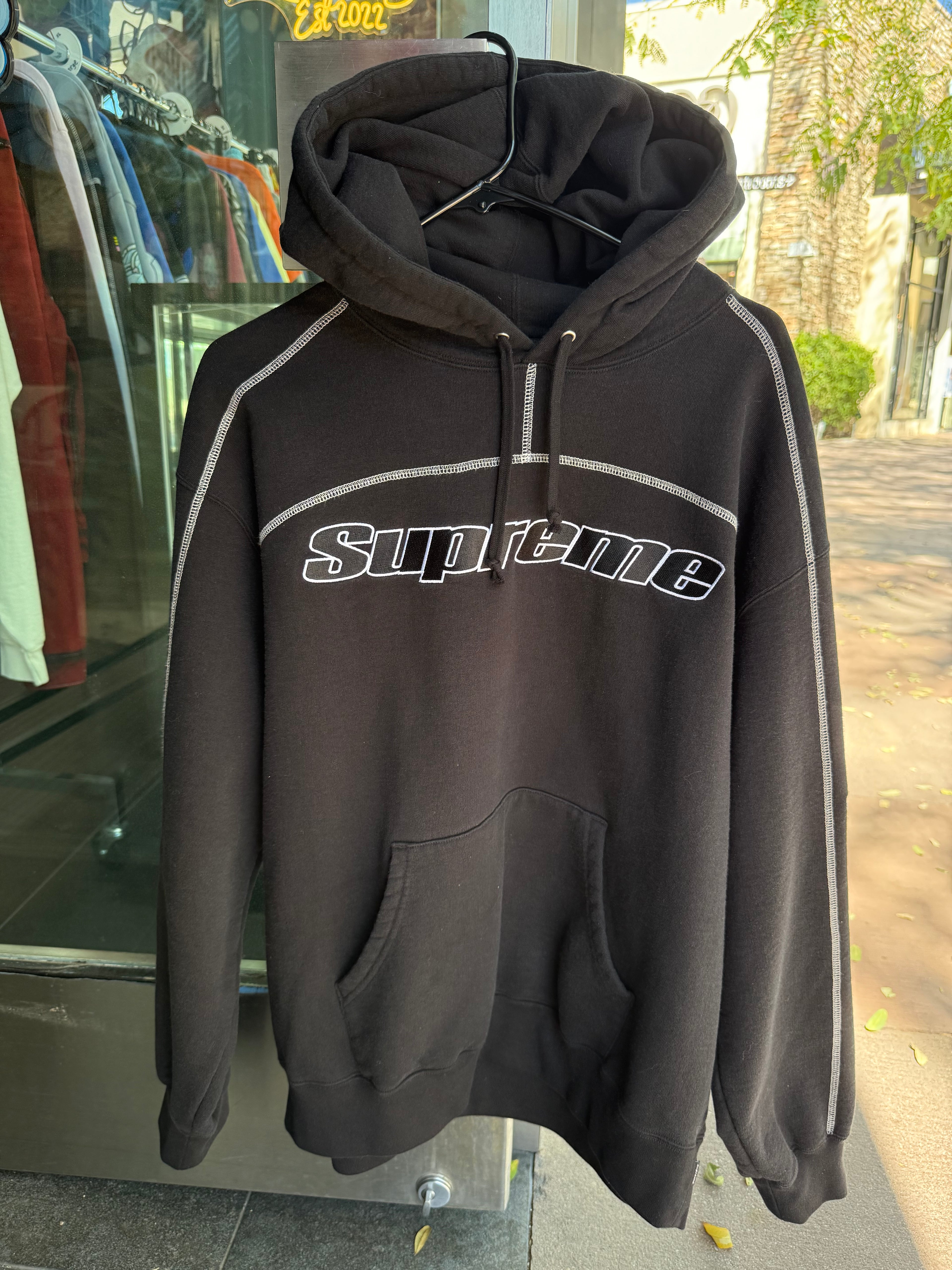 Supreme Black Hoodie