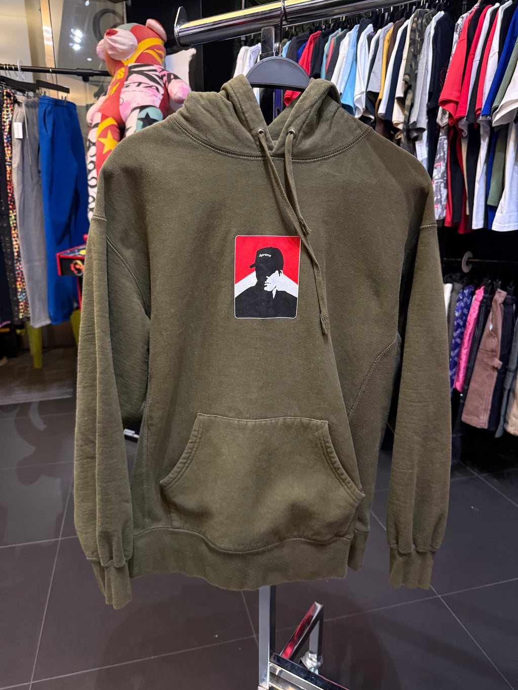 Supreme portrait hooded sweatshirt
