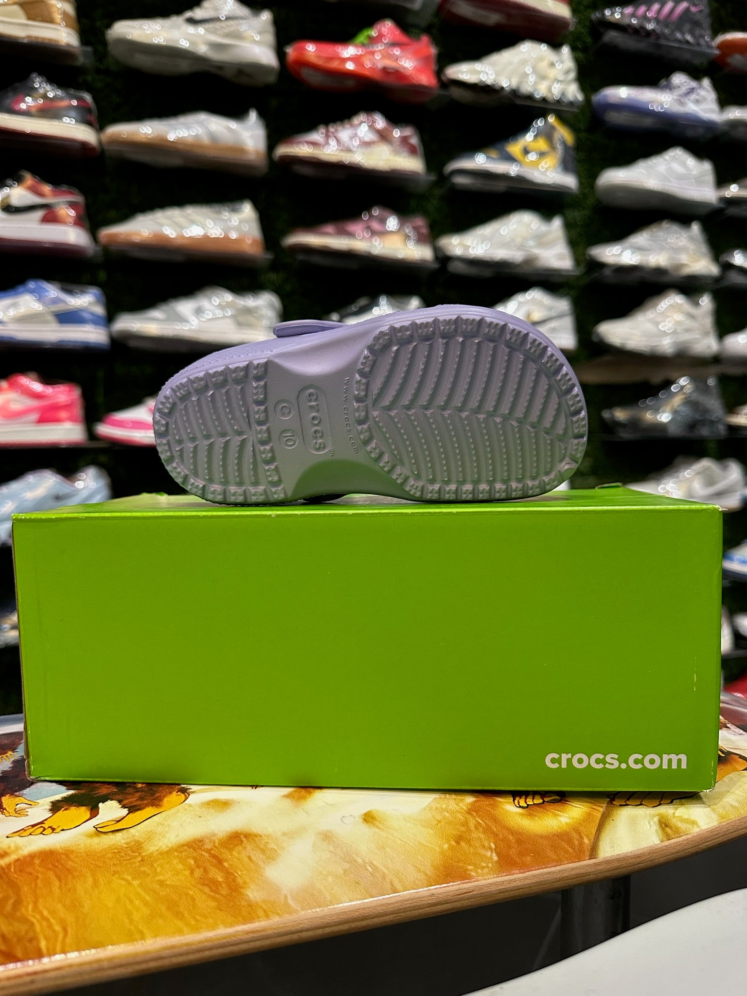Crocs lilac