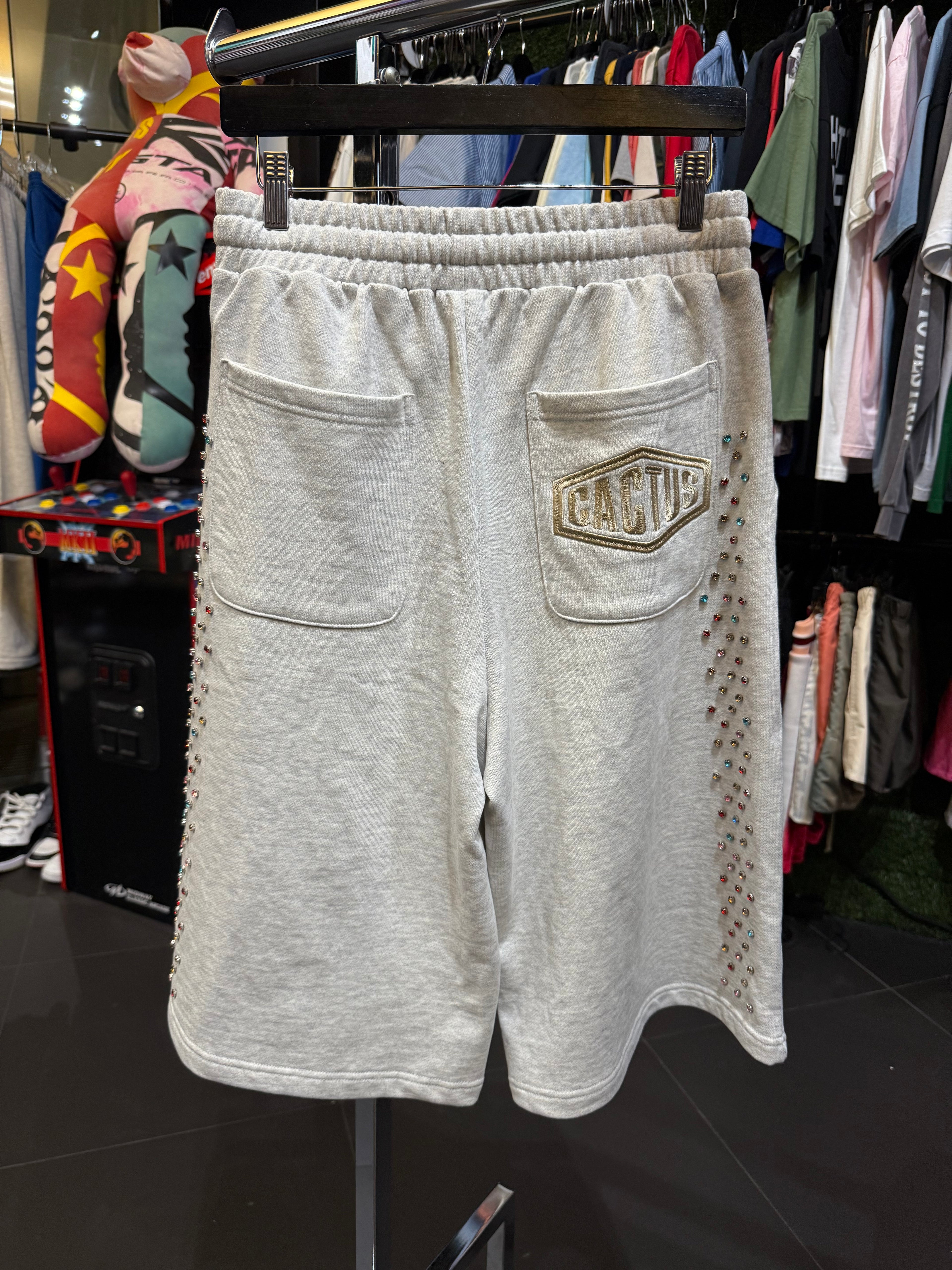 Cactus gallery rhinestone shorts