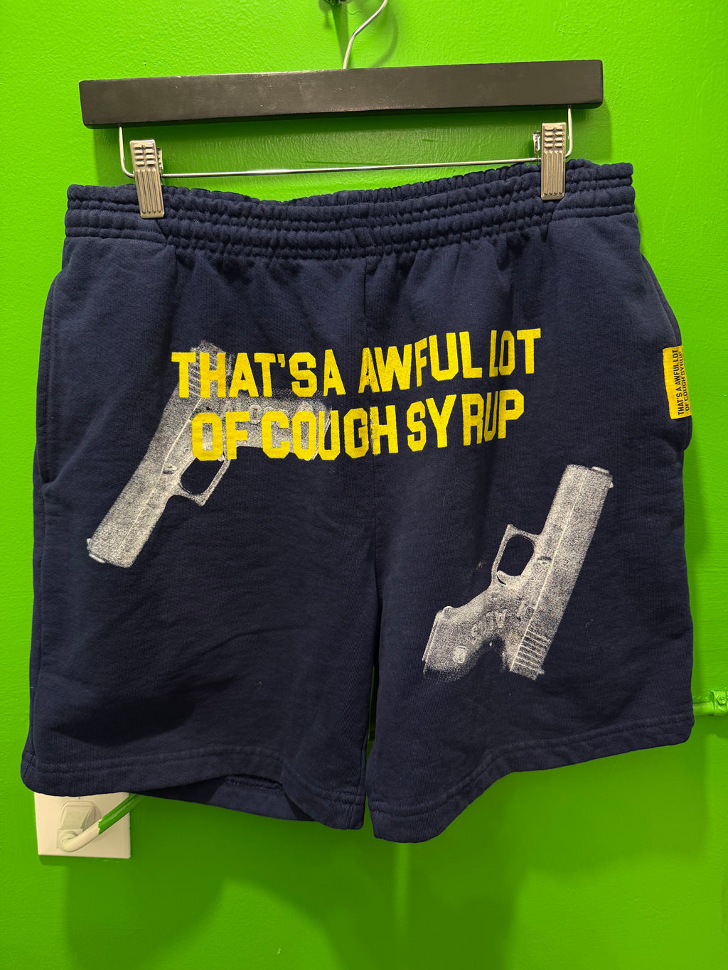 Awful lotta cough syrup Glock shorts