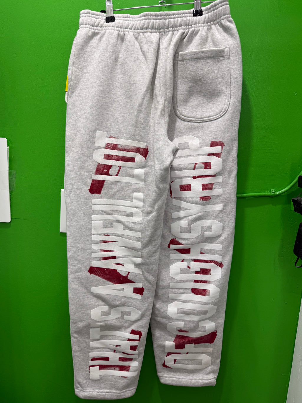 Awful lotta cough syrup grey Glock sweats