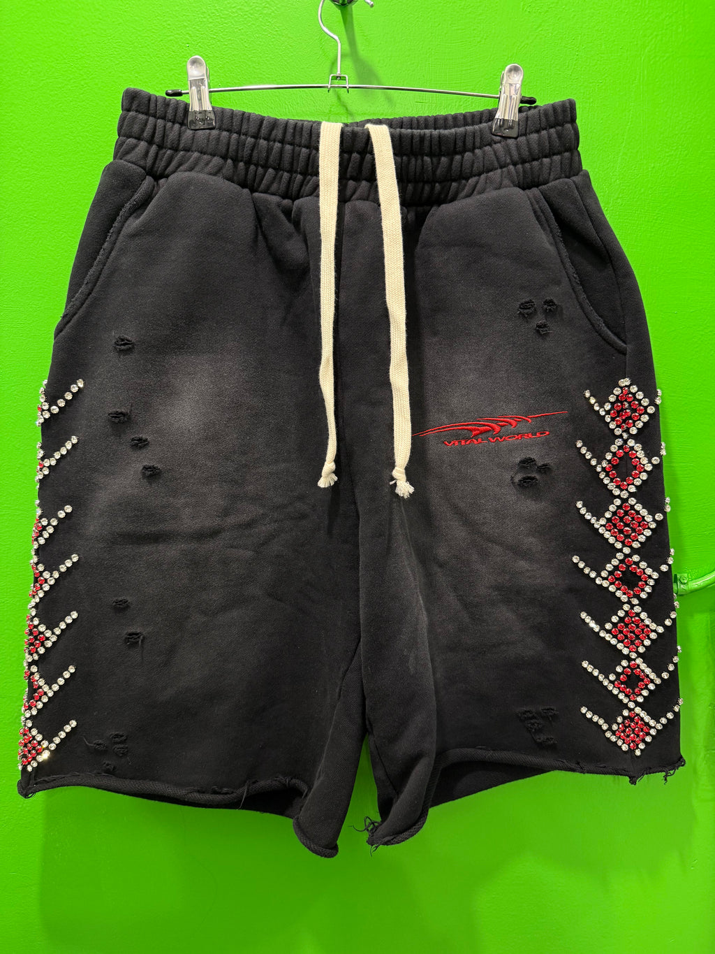 Vital world Rhinestone shorts