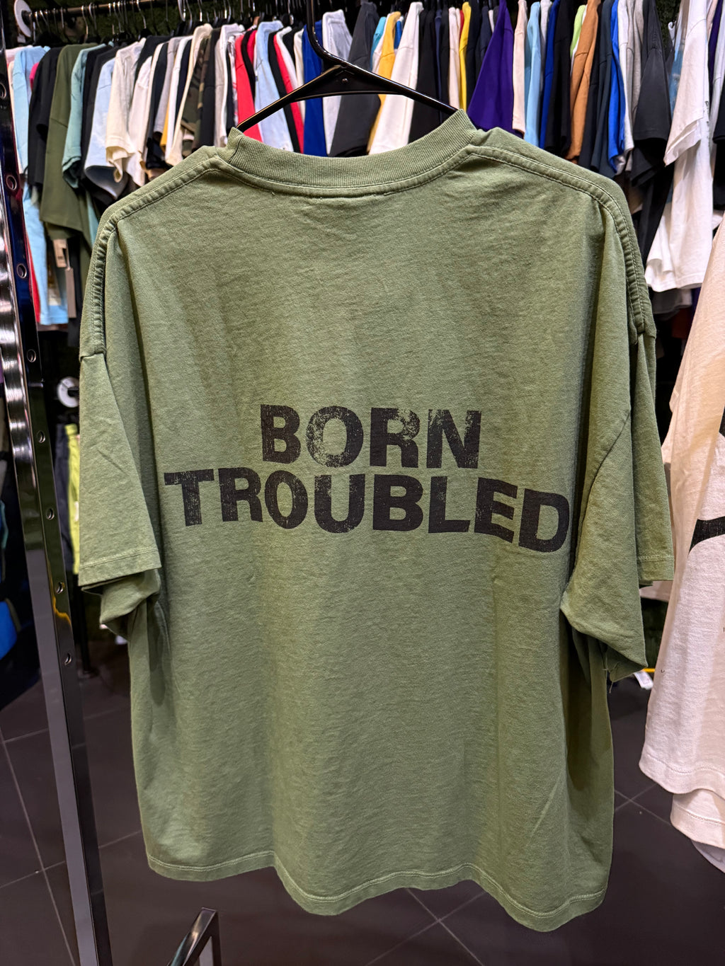 Troubled humans tee