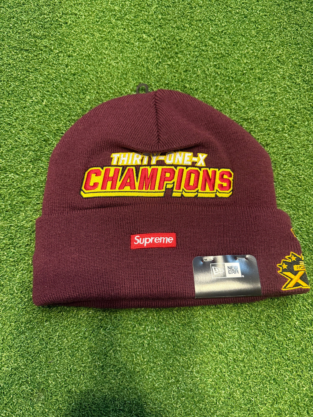 Supreme new era football beanie