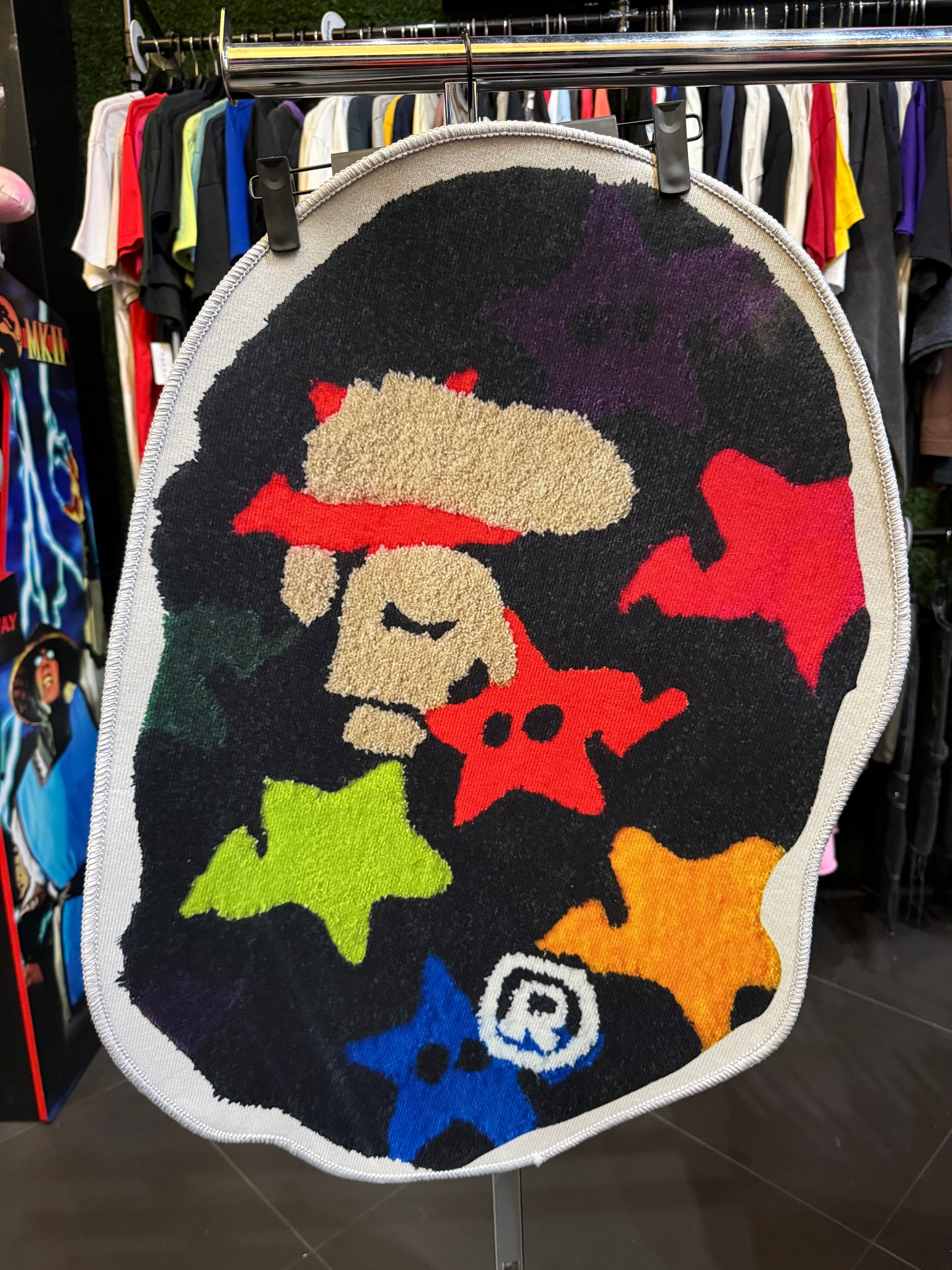 Custom bape colorful rug