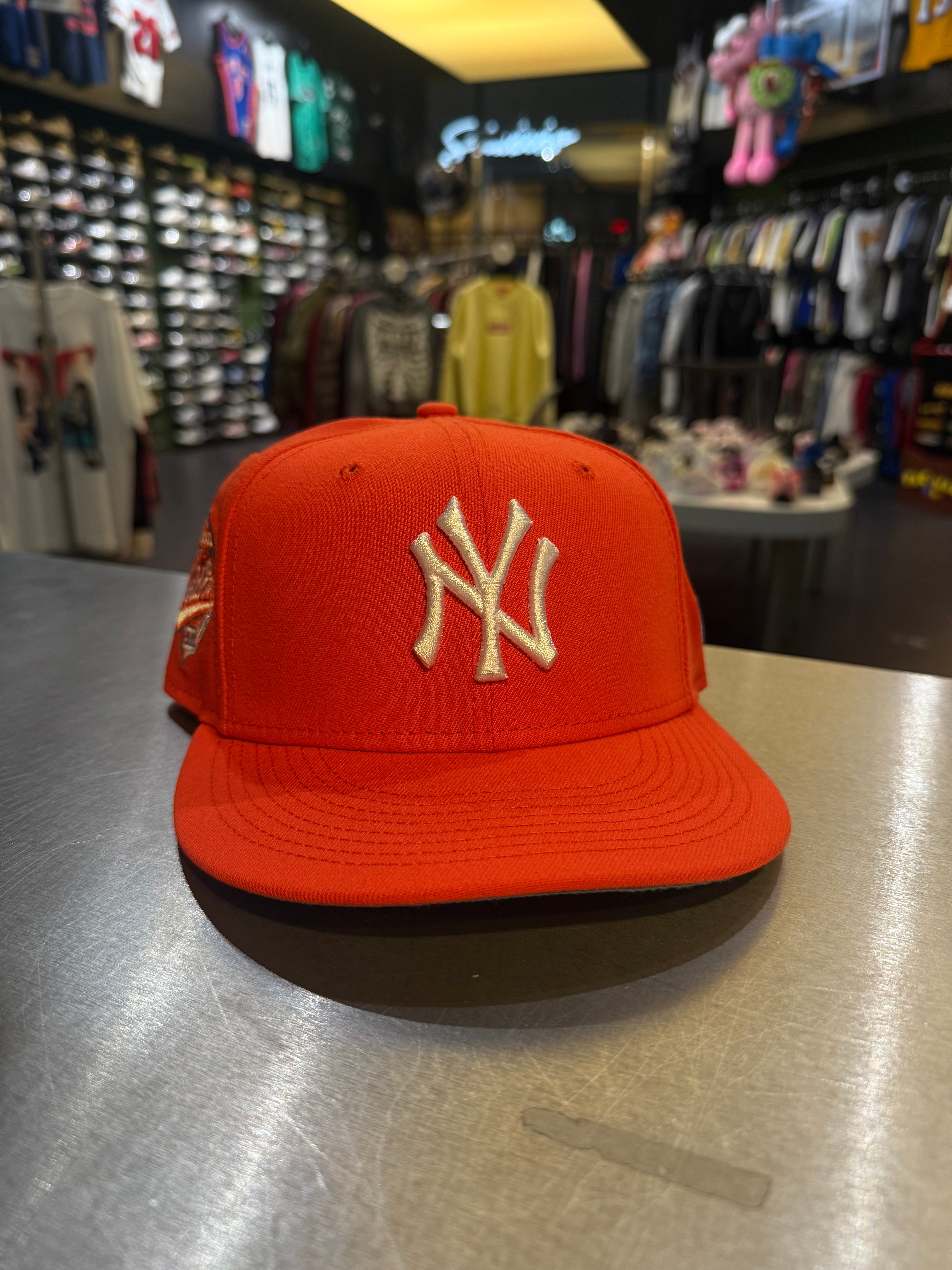 NY Orange fitted cap