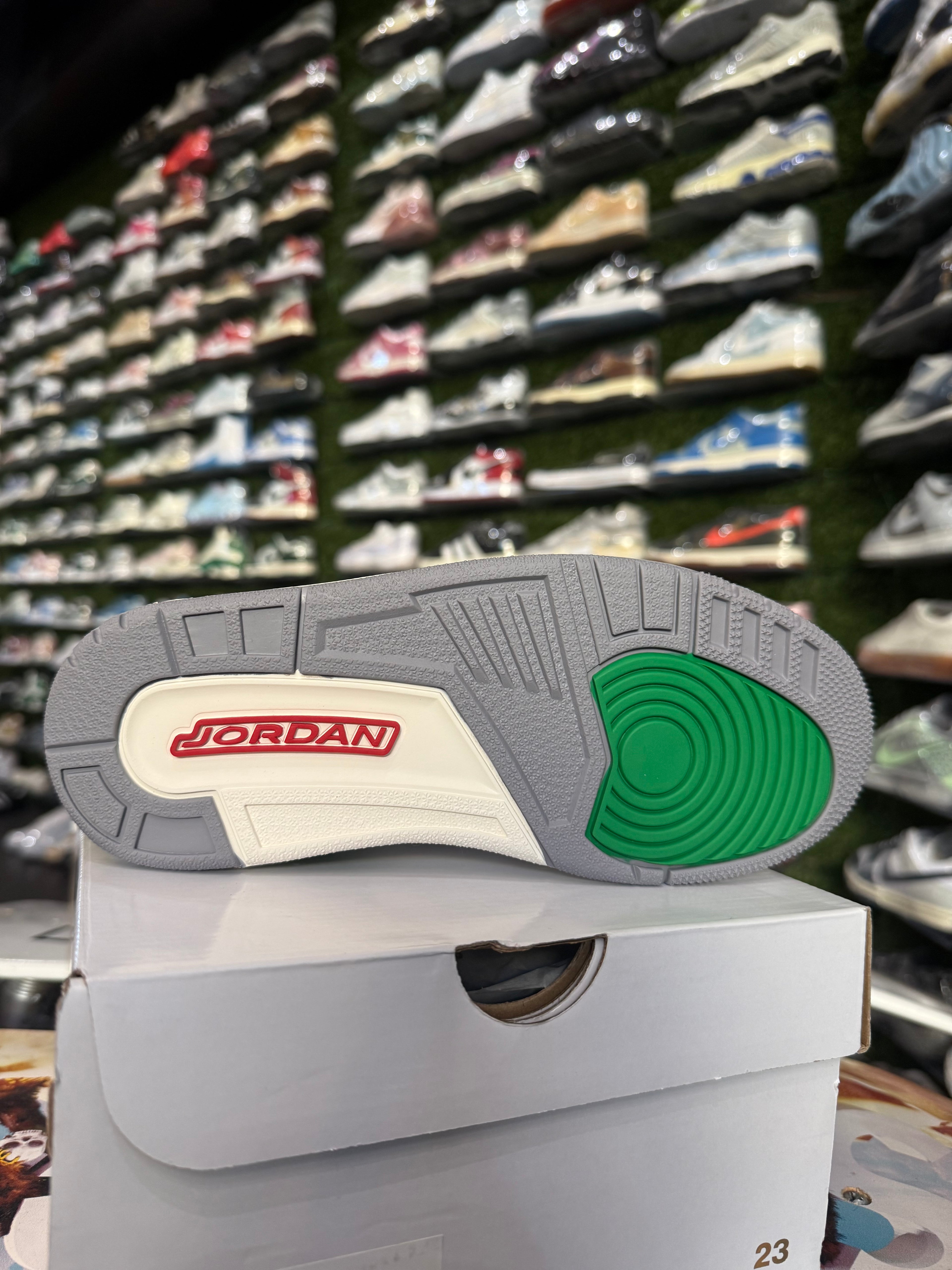 Jordan 3 lucky green