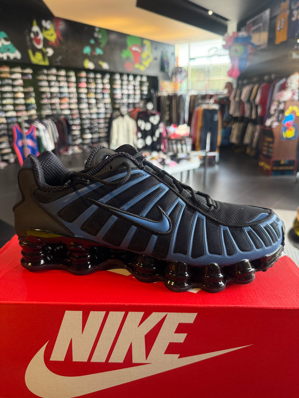 Nike shox ref court blue