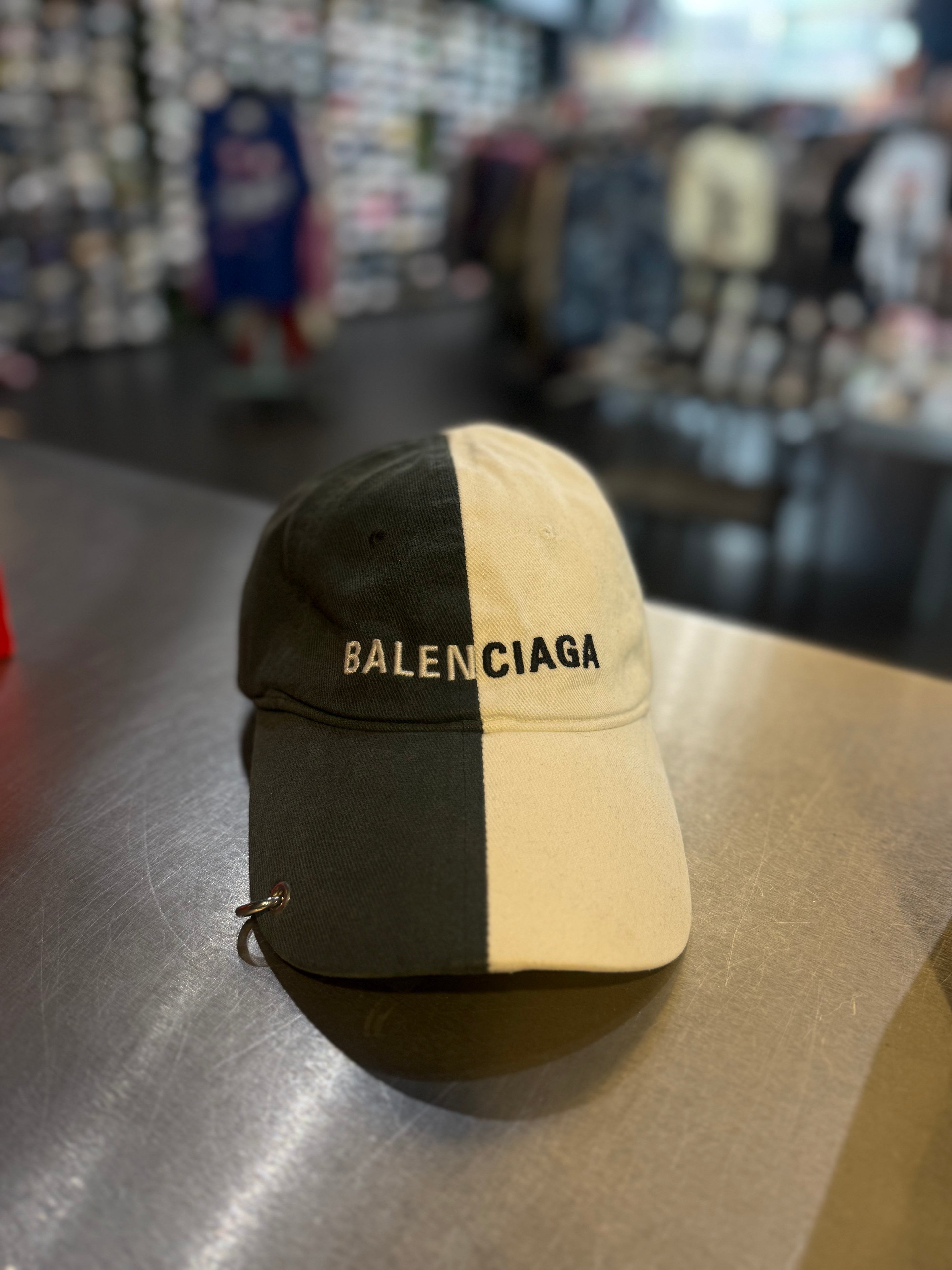 Balenciaga split dad cap