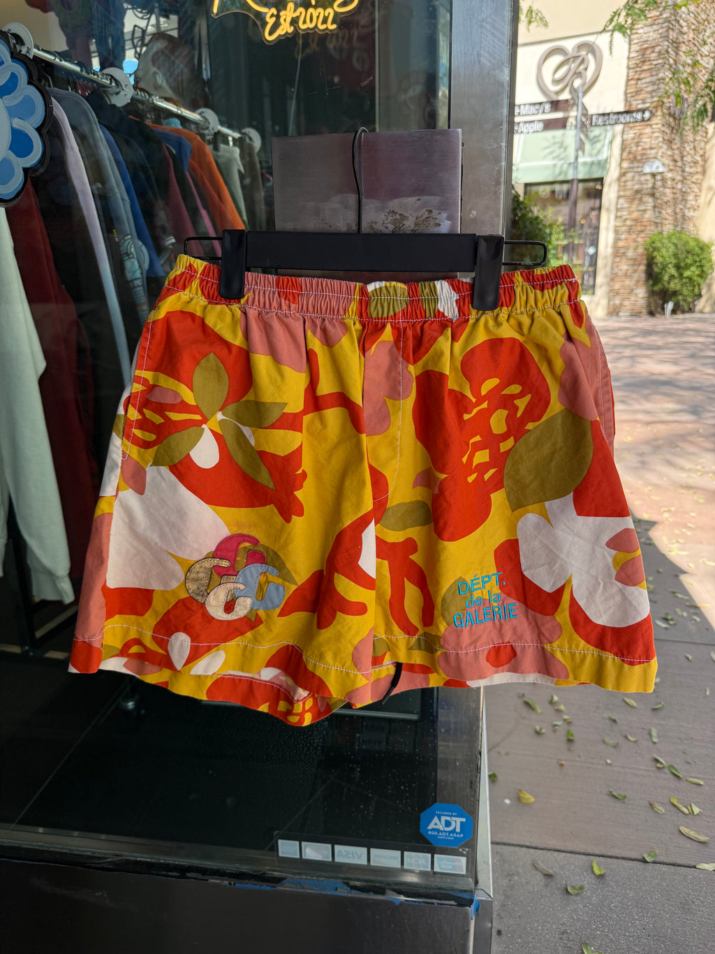 Gallery Dept Yellow & Orange Shorts