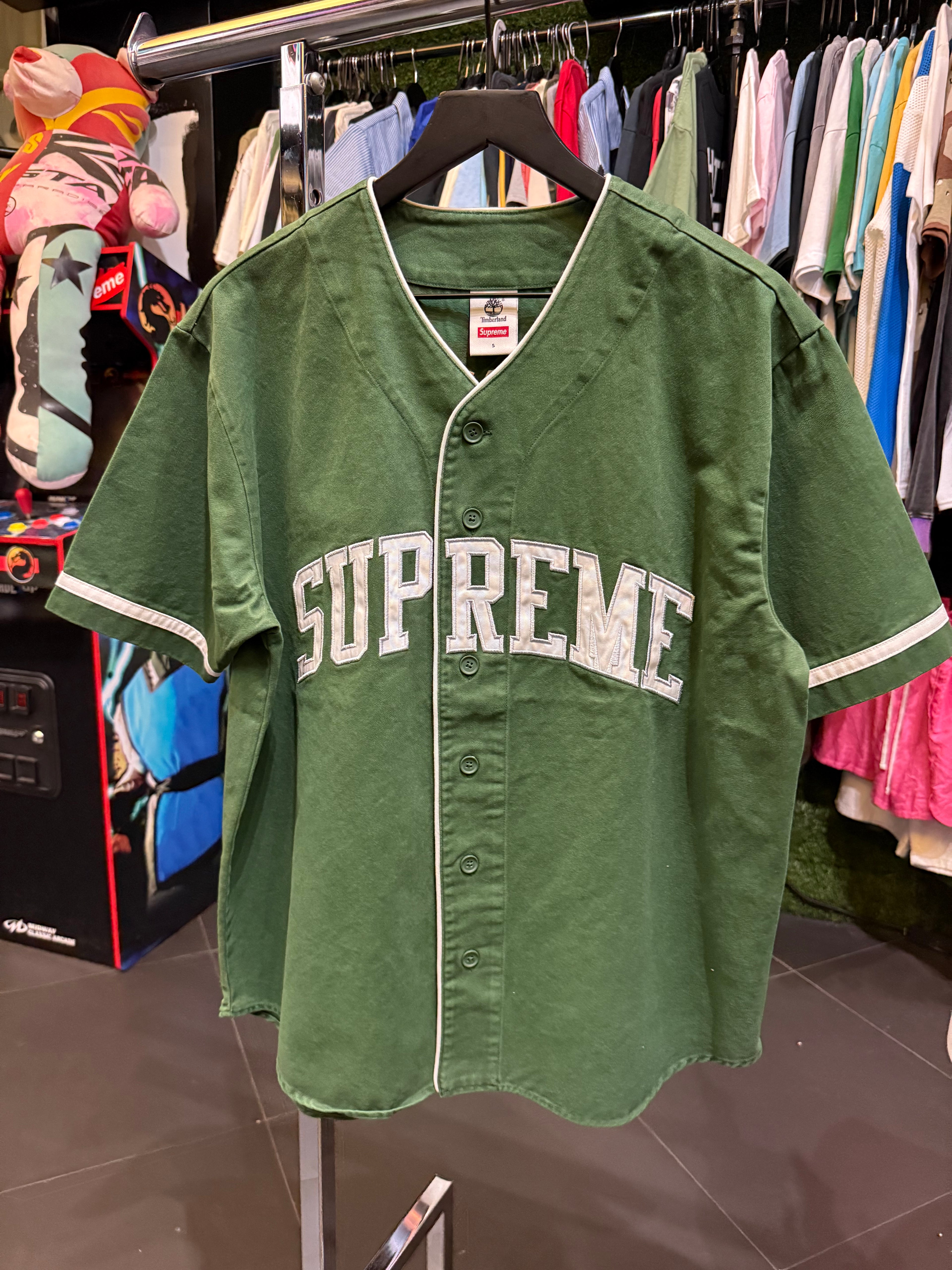 Supreme timberland baseball jersey