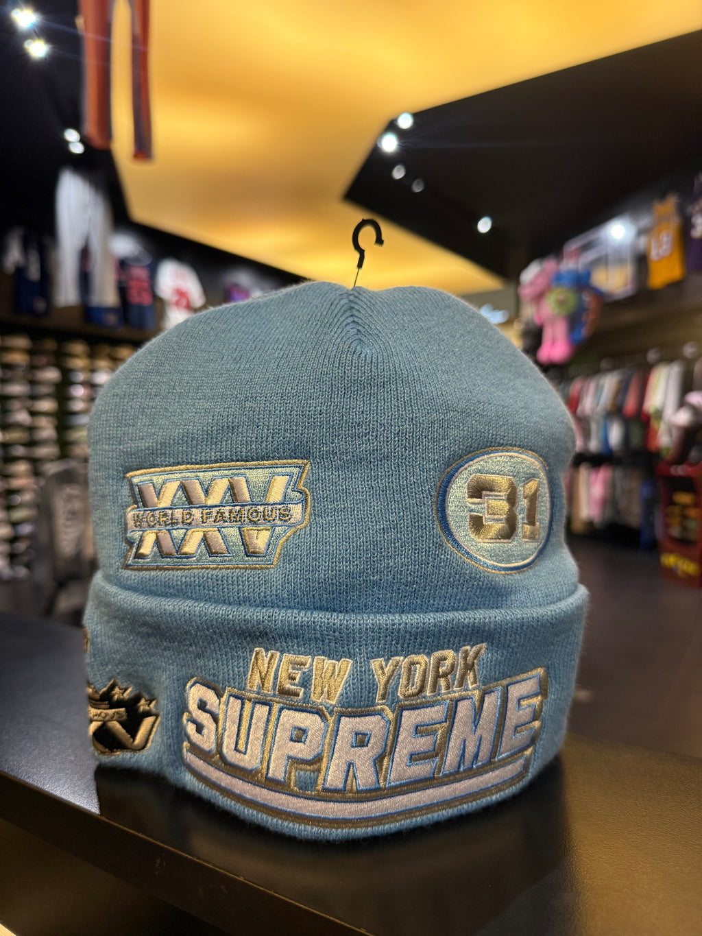 Supreme new era football beanie