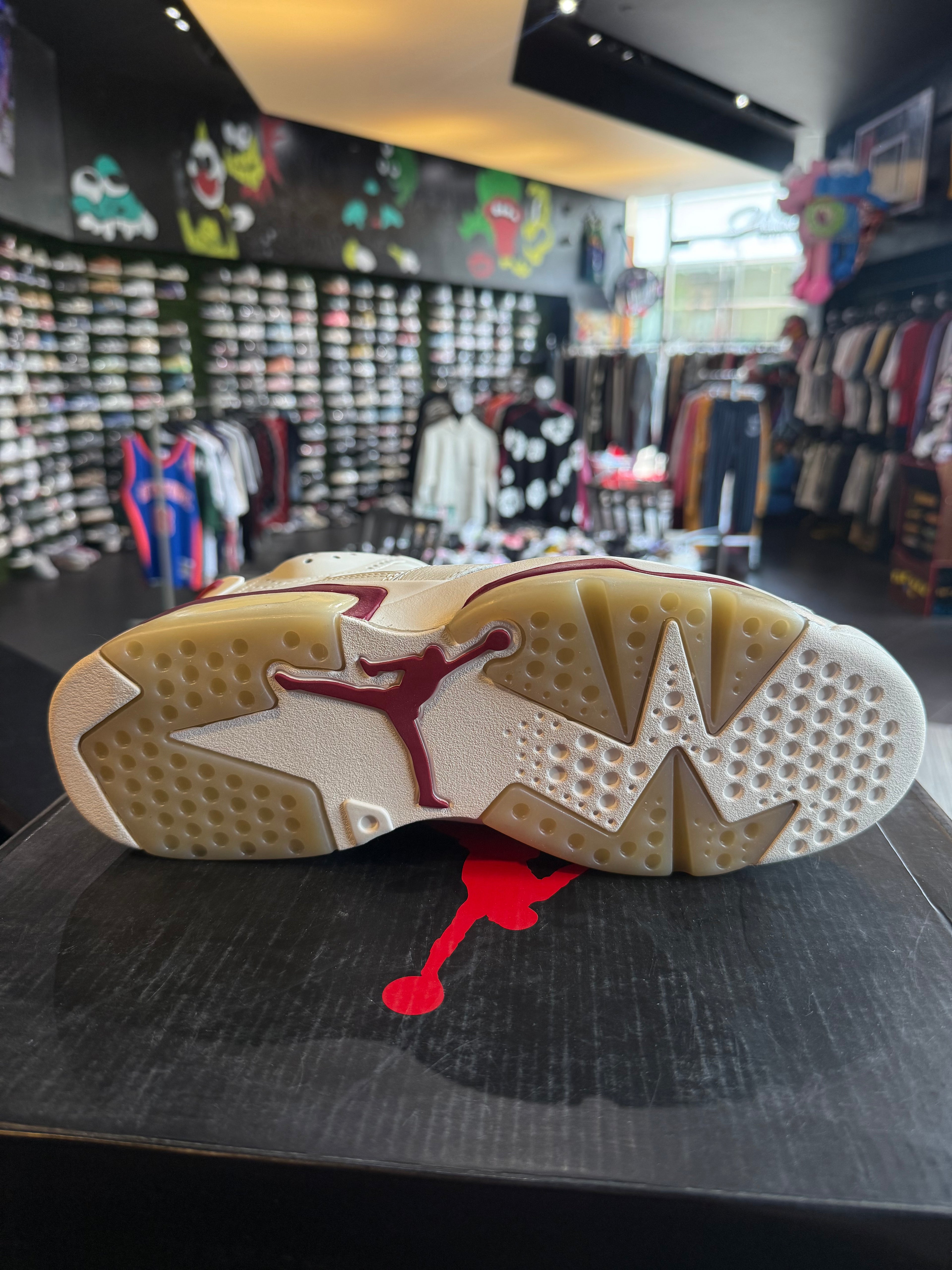 Jordan 6 maroon
