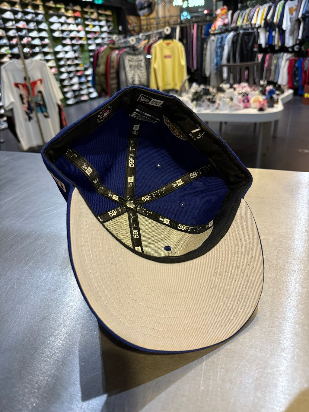 La dodgers palm tree fitted hat