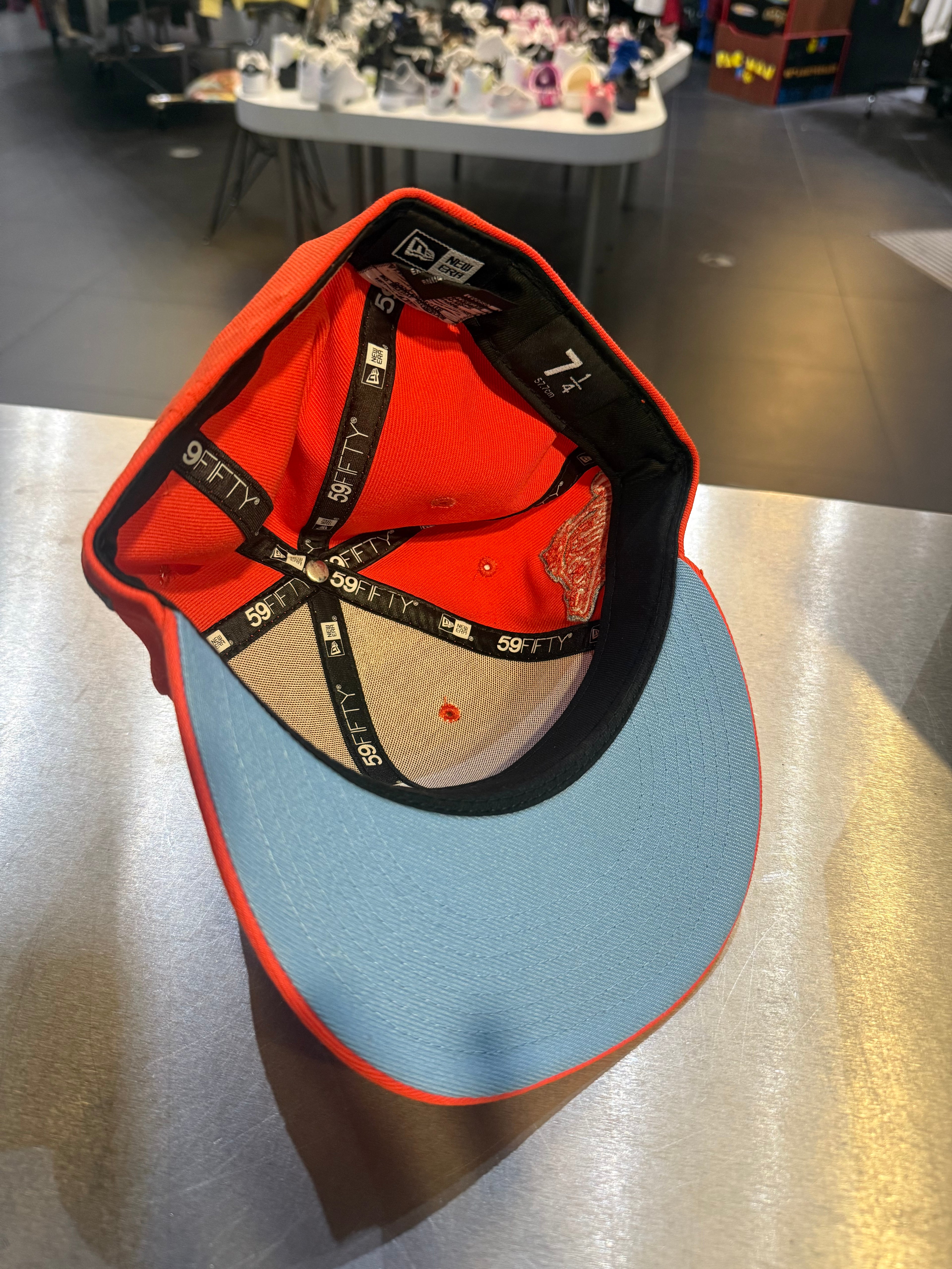 NY Orange fitted cap