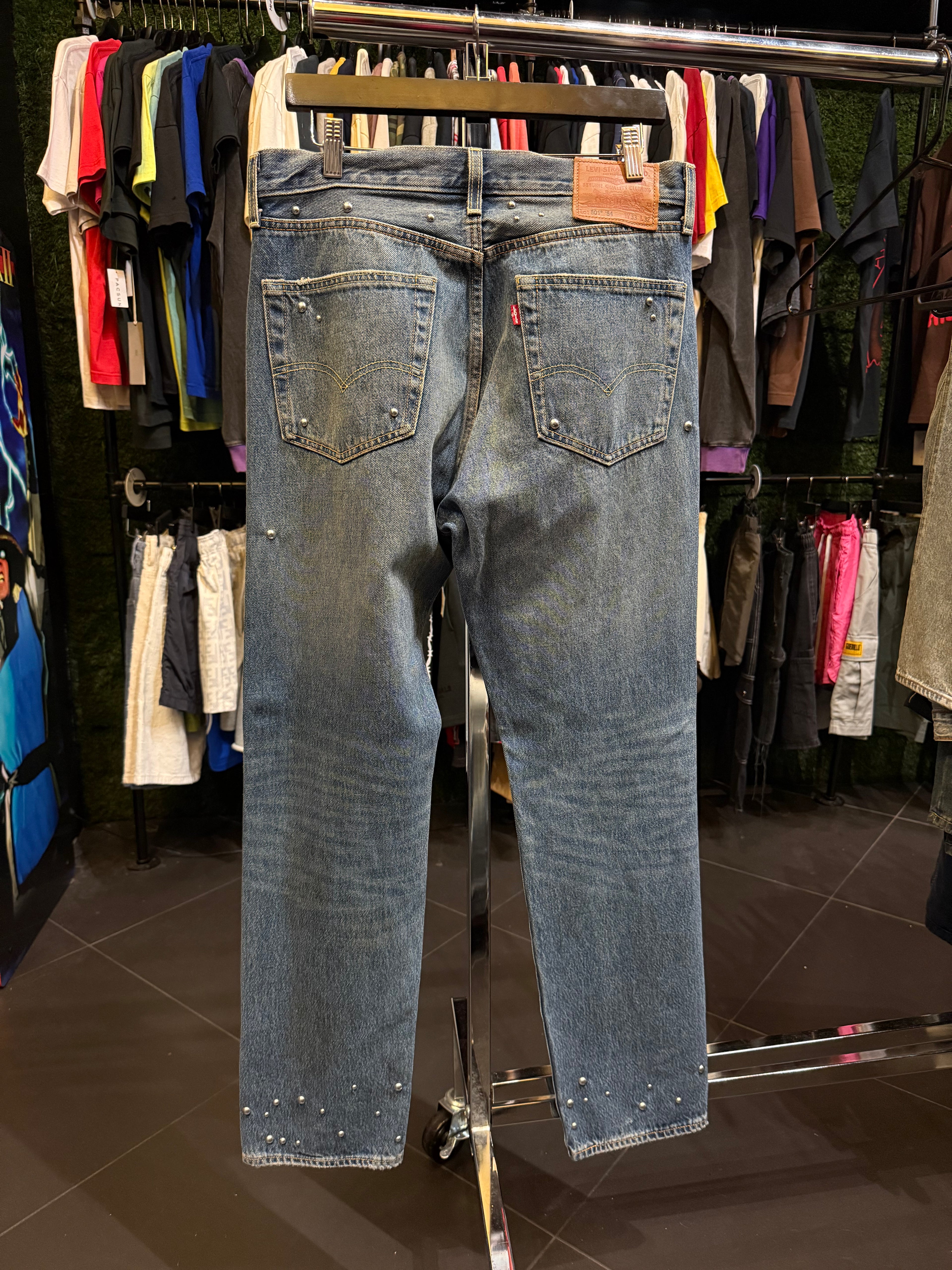 Levi beaded jeans