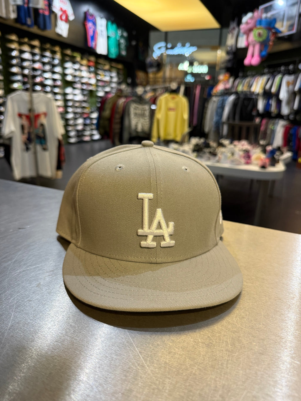 Dodgers fitted grey