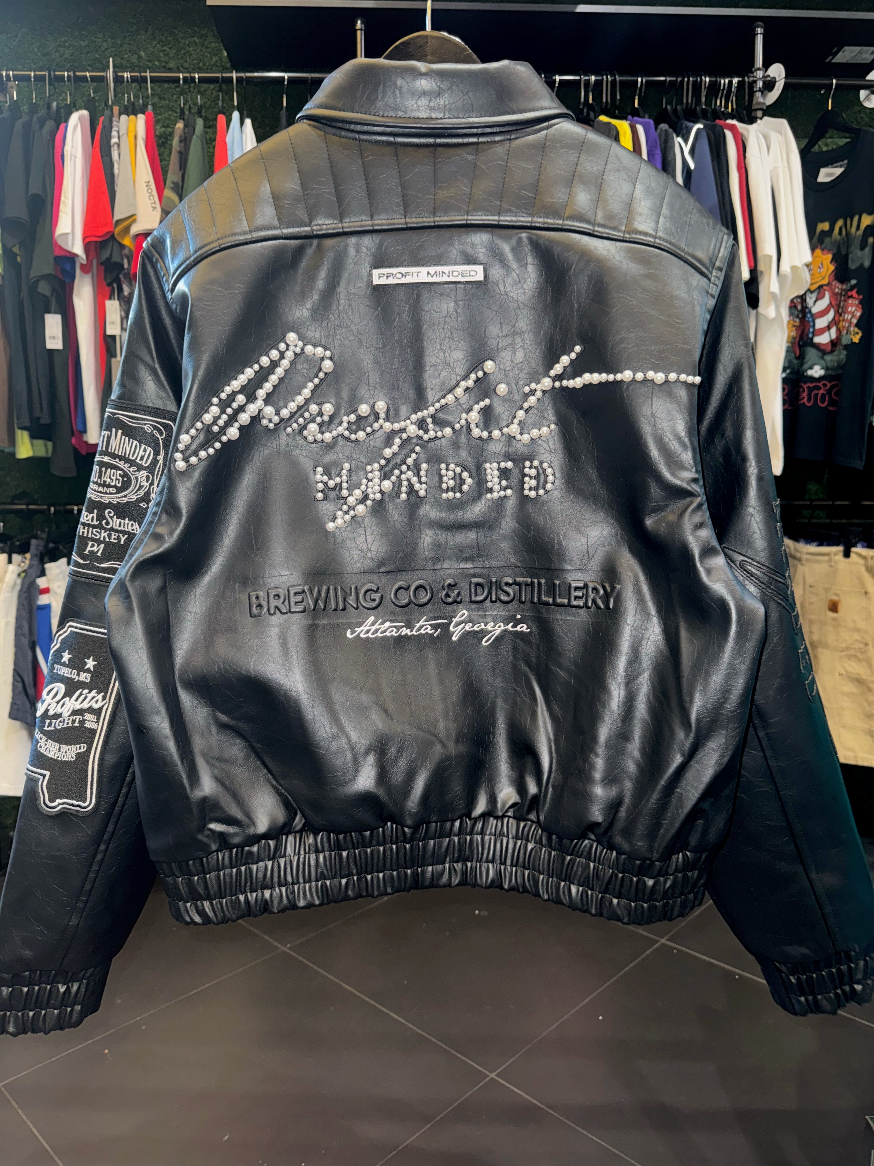 Profit minded leather button