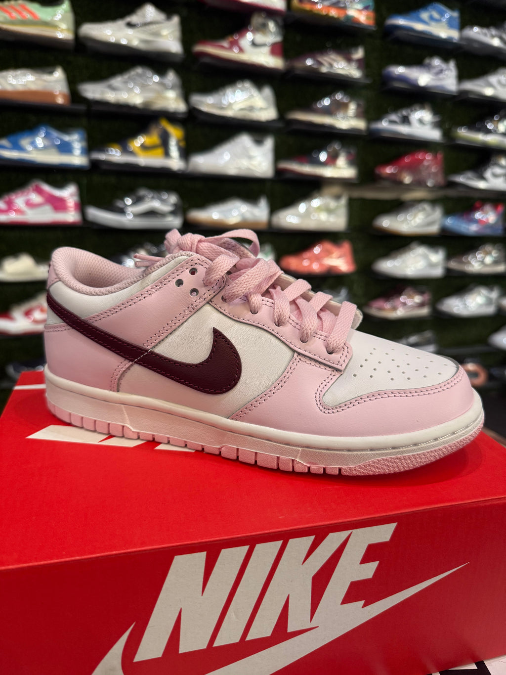Dunk low pink foam