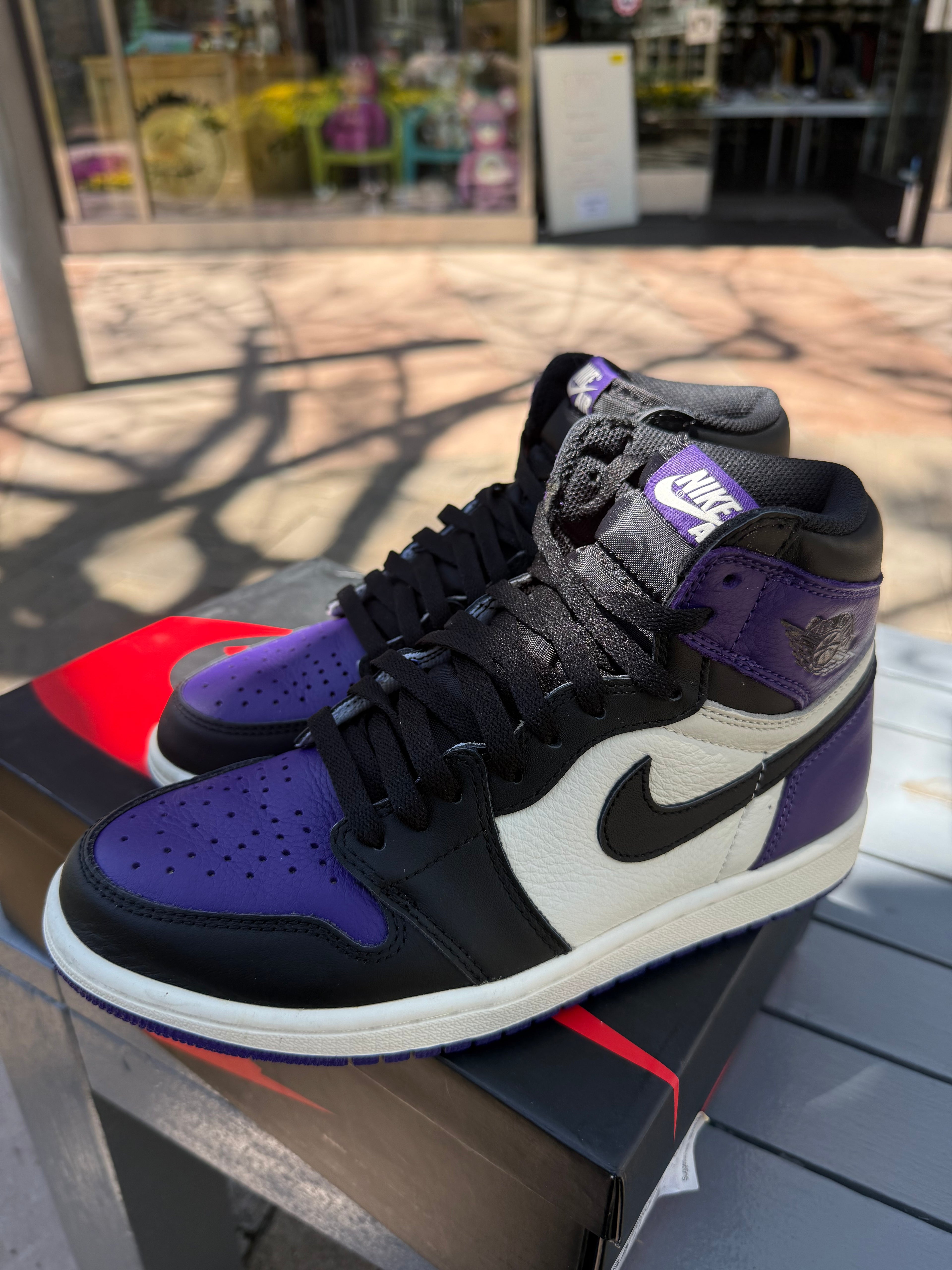 Jordan 1 court purple